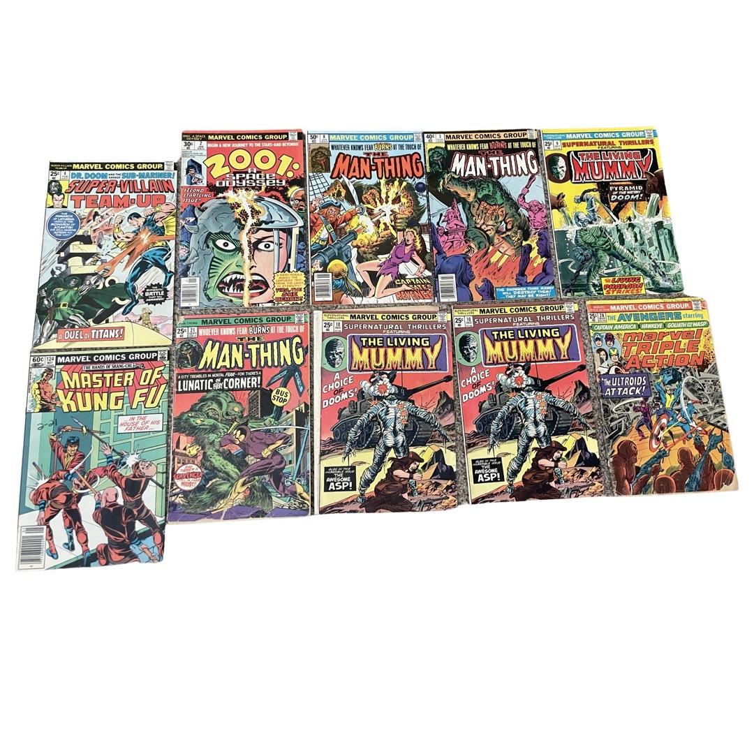 Collection Of Comic Books! Marvel Comics Group, Including The Living Mummy, The Man Thing, 2001, And (1 of 3)