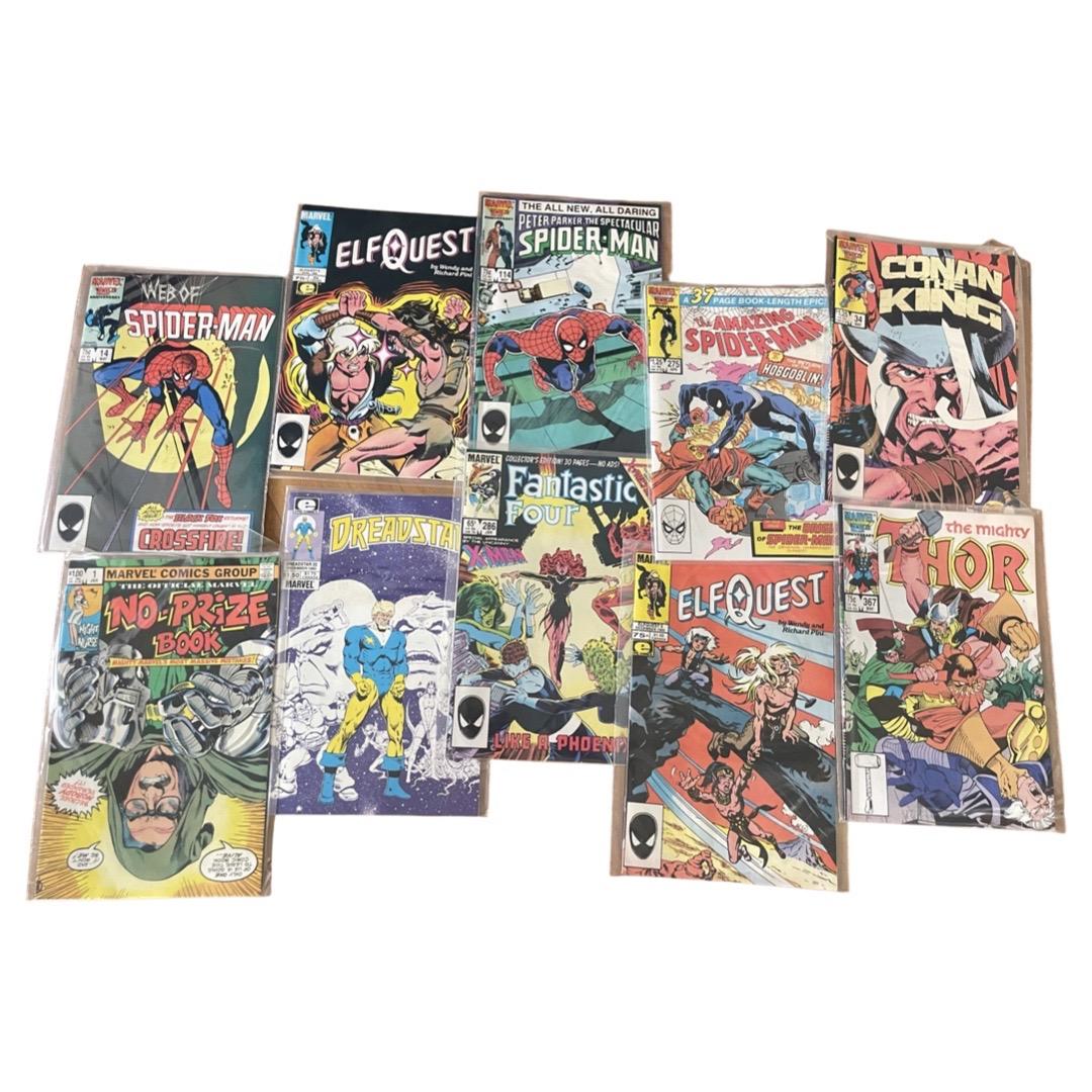 MARVEL Comic Books! Elf Quest, Web Of Spiderman, Dreadstar, Fantastic Four, The Spectacular (1 of 5)