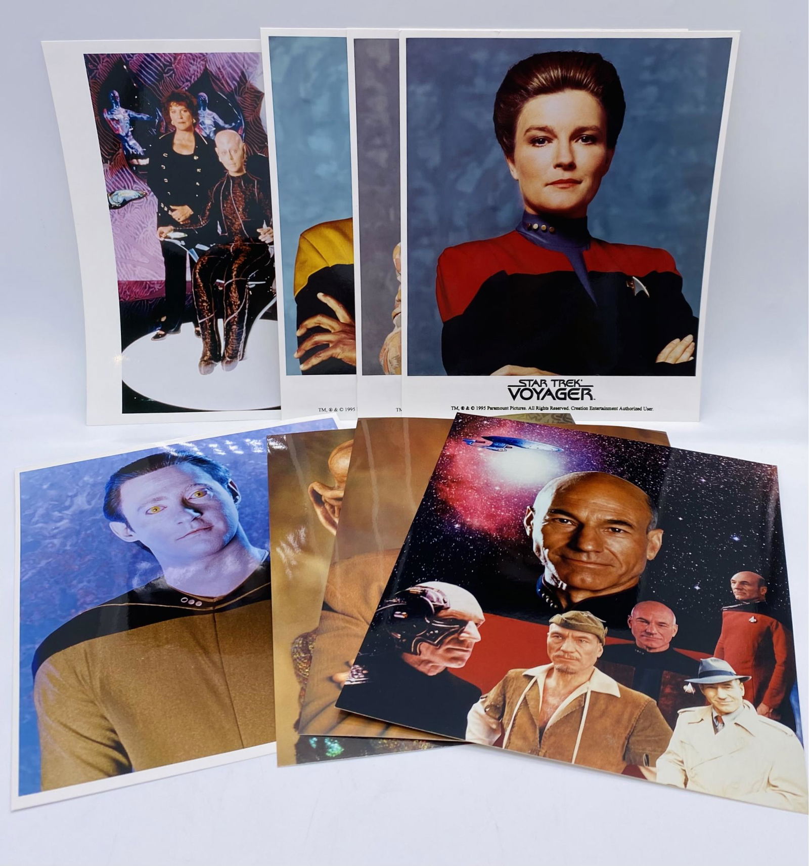 Collection Of (8) Star Trek Cast Photographs, Not Signed Or Autographed (1 of 1)