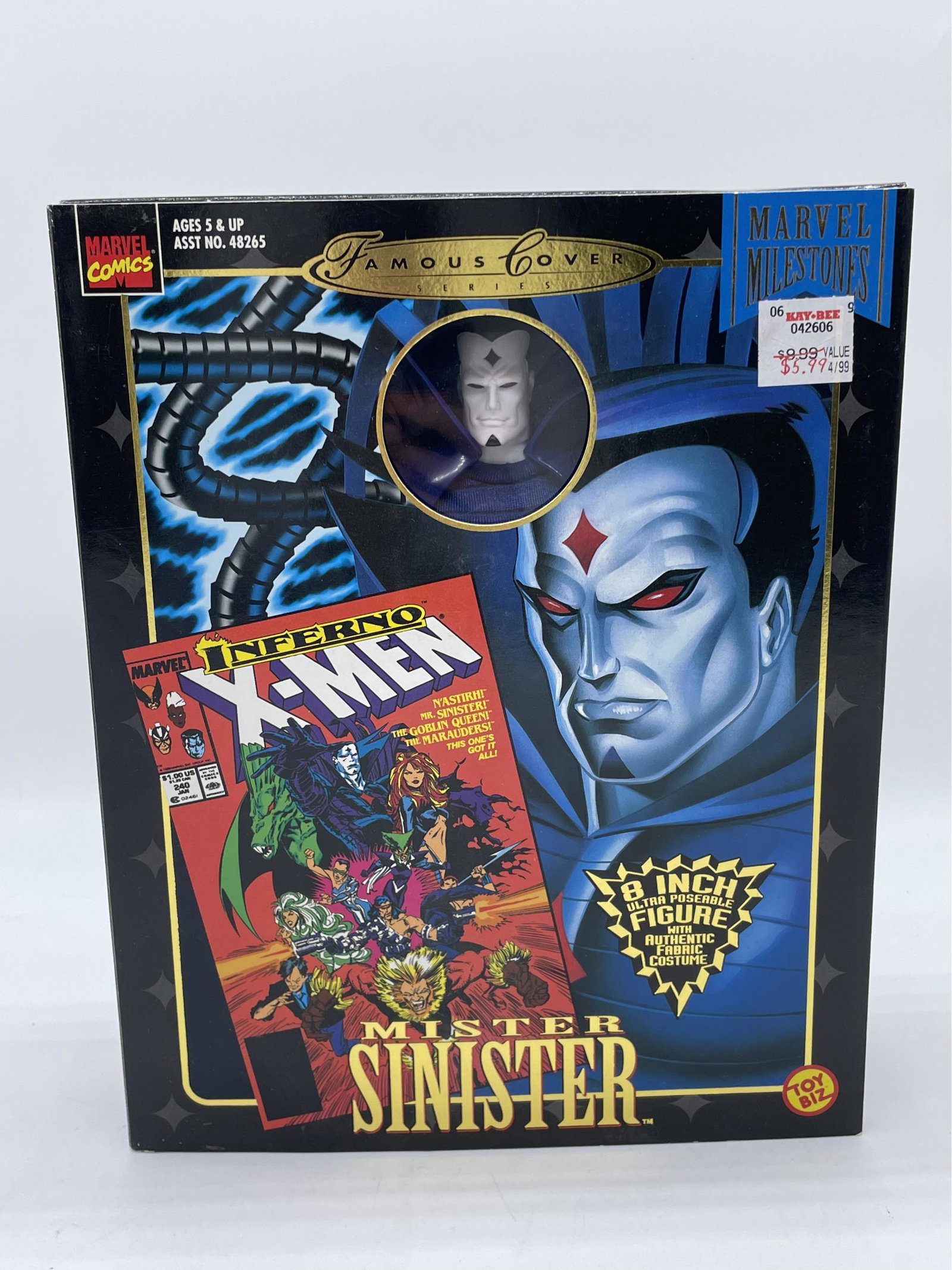 Marvel Comics, Mister Sinister Action Figure, From The Famous Cover Series!: Marvel Comics, Mister Sinister Action Figure, From The Famous Cover Series!