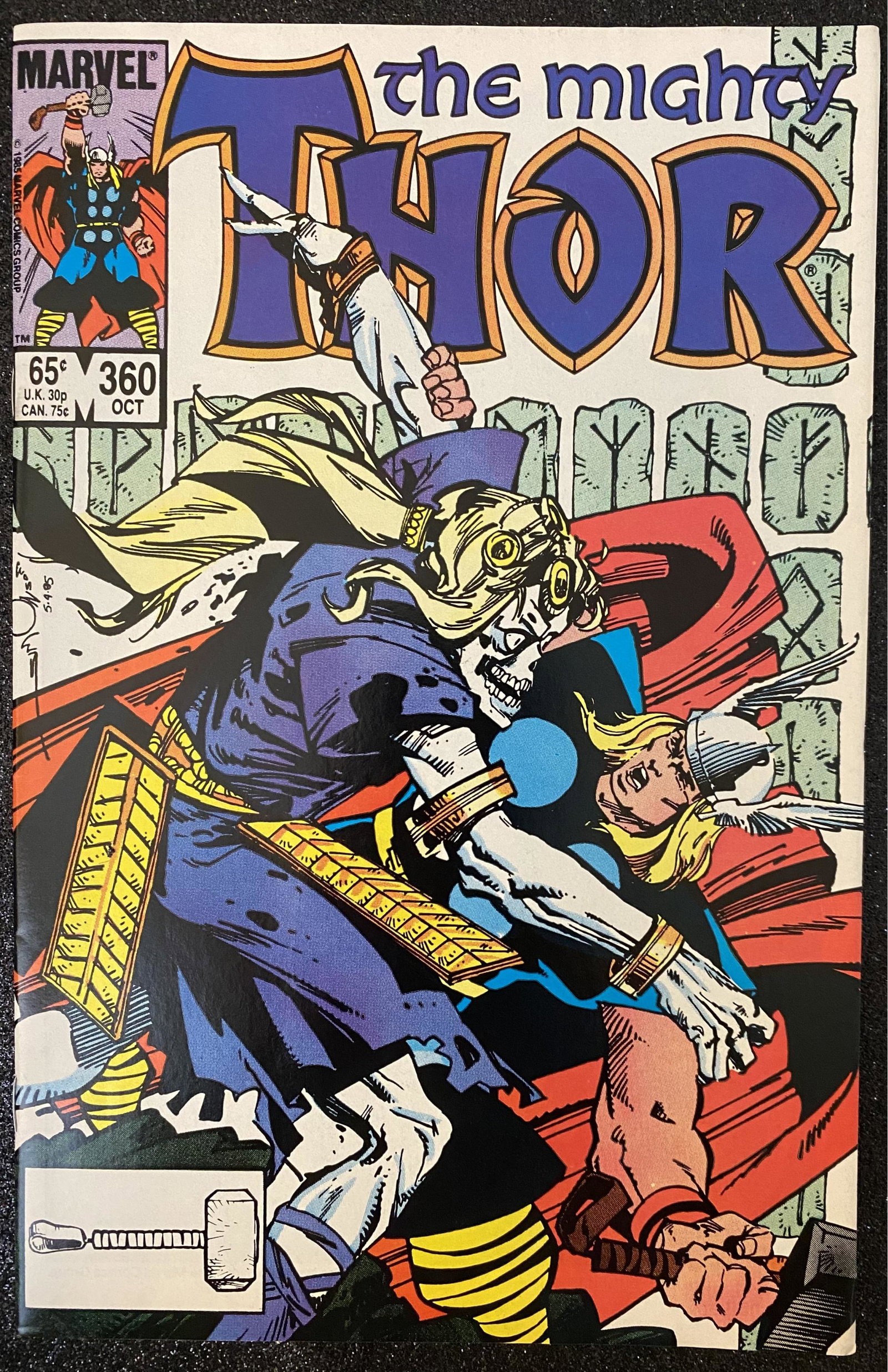 Marvel Comic: The Mighty Thor No. 360, October 1985: Marvel Comic: The Mighty Thor No. 360, October 1985