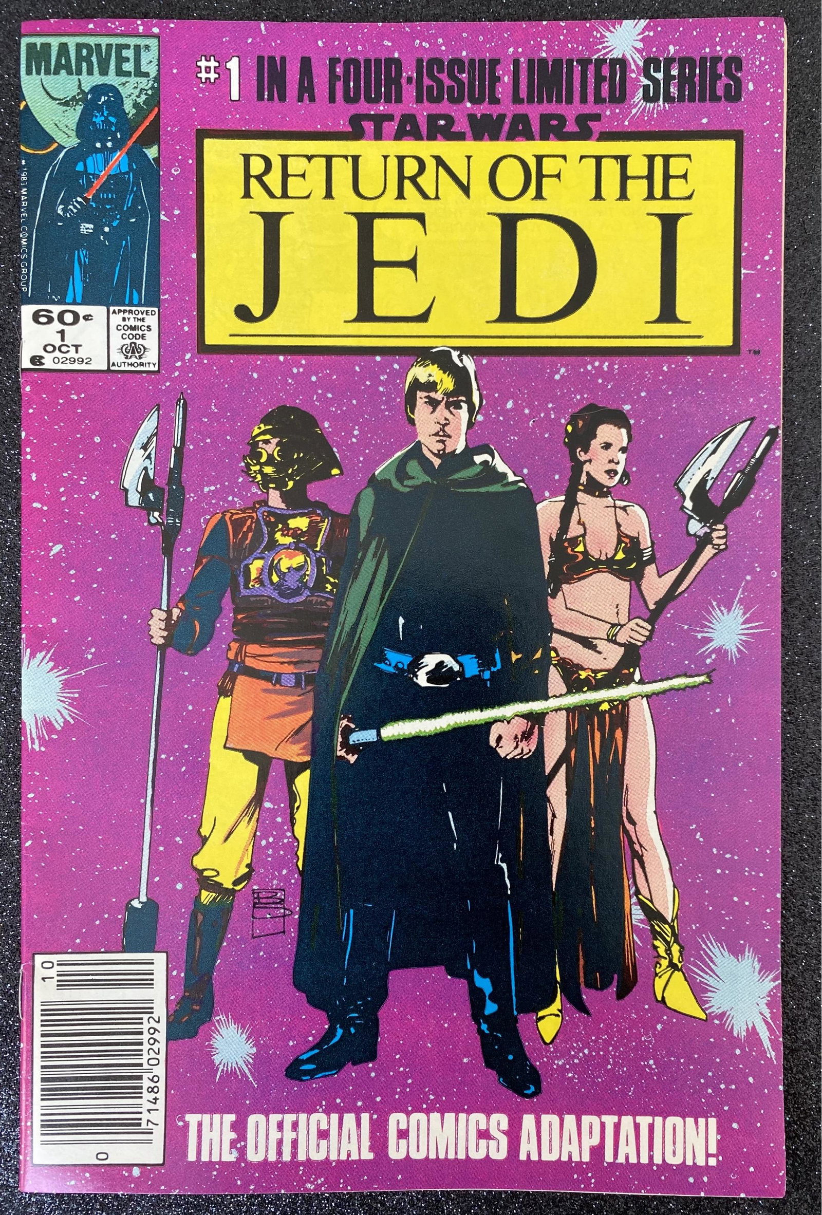 Marvel Comic: Star Wars Return Of The Jedi No. 1 Of 4, October 1983 (1 of 1)