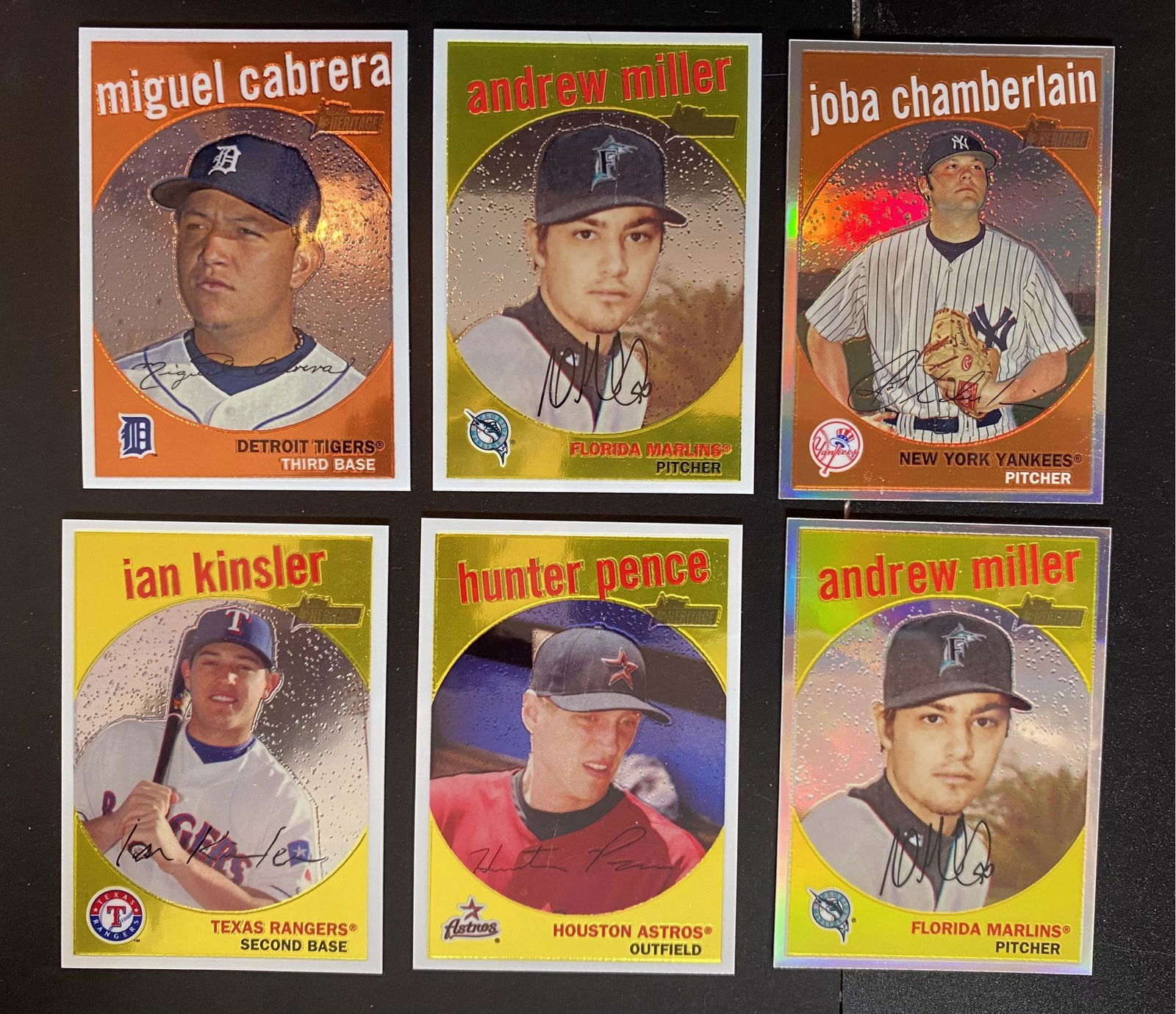 Topps Heritage 2008 Limited Addition Mixed Lot, 6 Total (1 of 2)