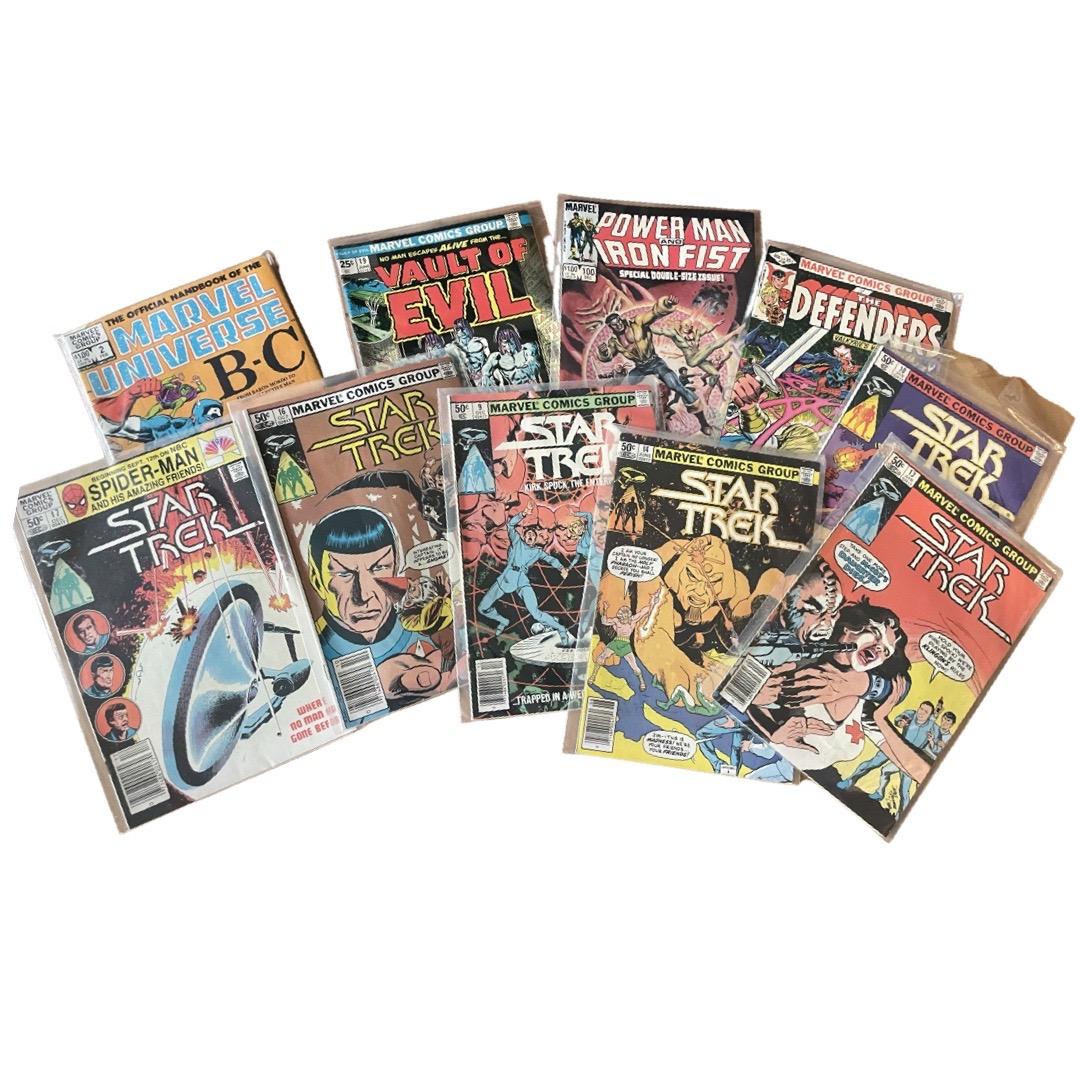 Collection Of Marvel Comics! Power Man And Iron Fist, The Defenders, Vault Of Evil And More!! (1 of 3)