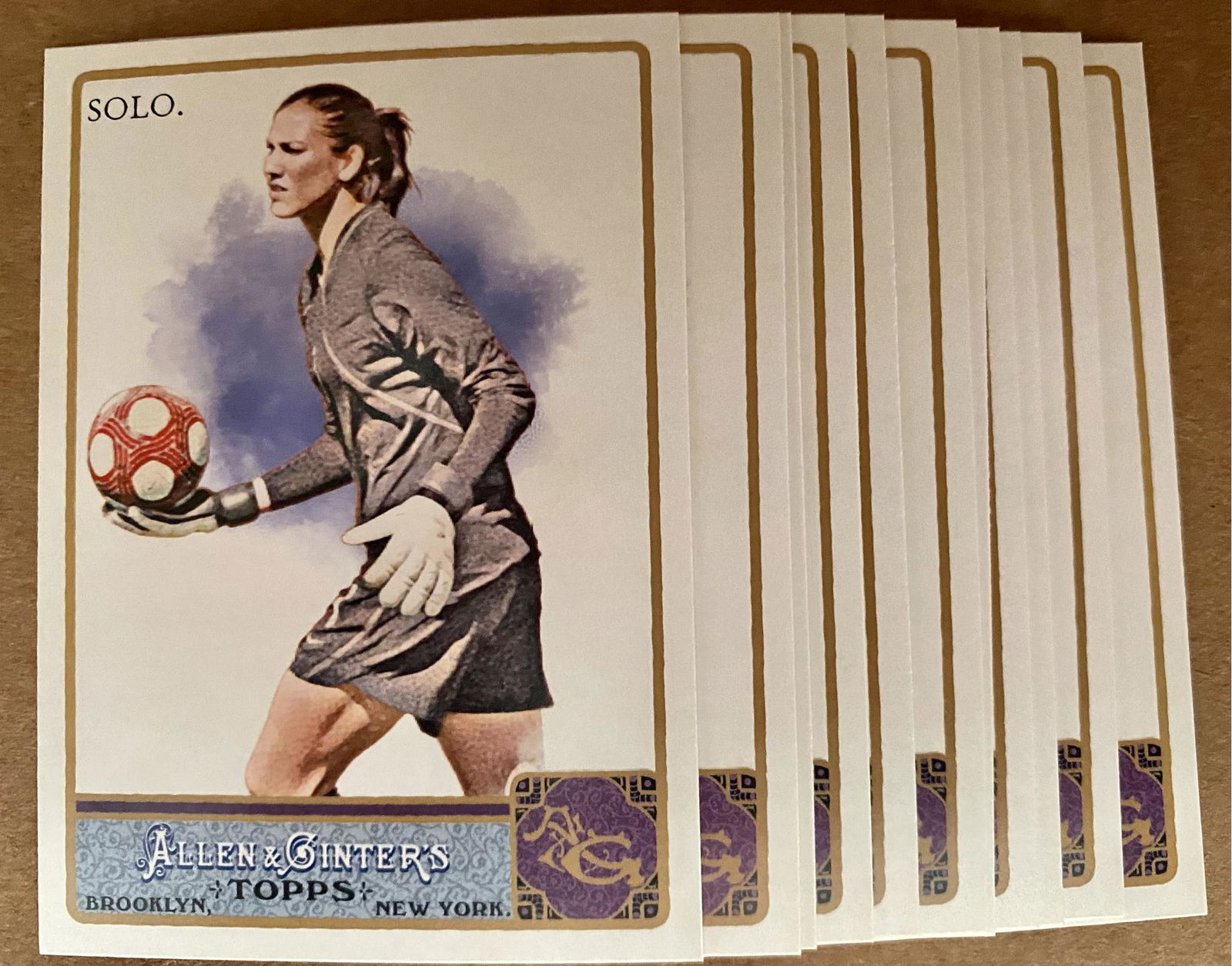 Hope Solo, Allen & Ginters Topps 2011, 11 Total (1 of 2)