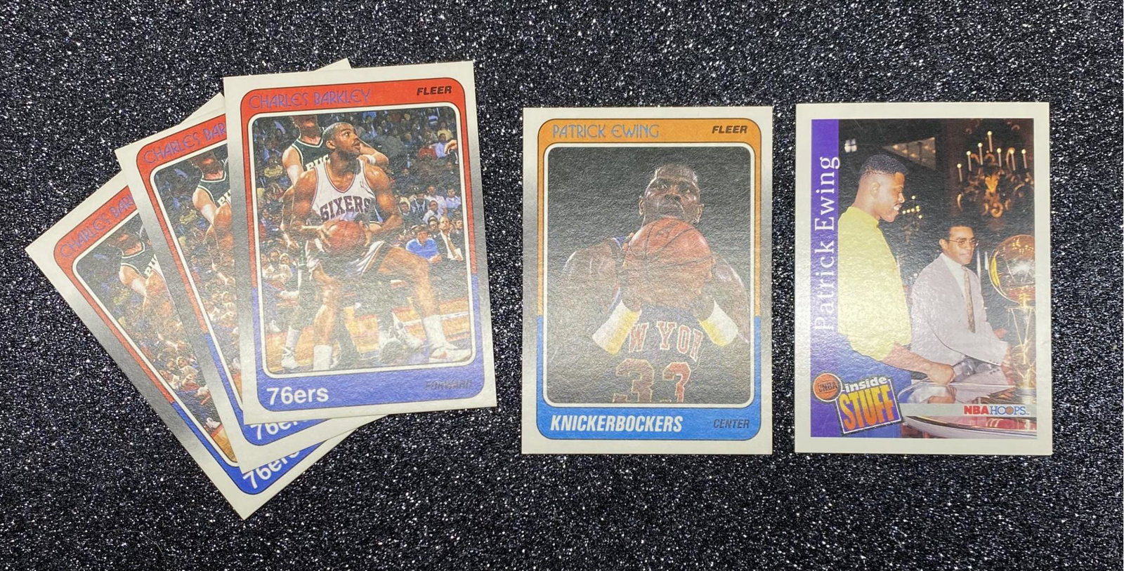 Patrick Ewing And Charles Barkley NBA Basketball Trading Cards (5) (1 of 1)