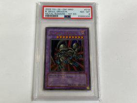 B. Skull Dragon PSA 8. Graded YuGiOh Card. Ultra Rare 1st Edition: B. Skull Dragon PSA 8. Graded YuGiOh Card. Ultra Rare 1st Edition