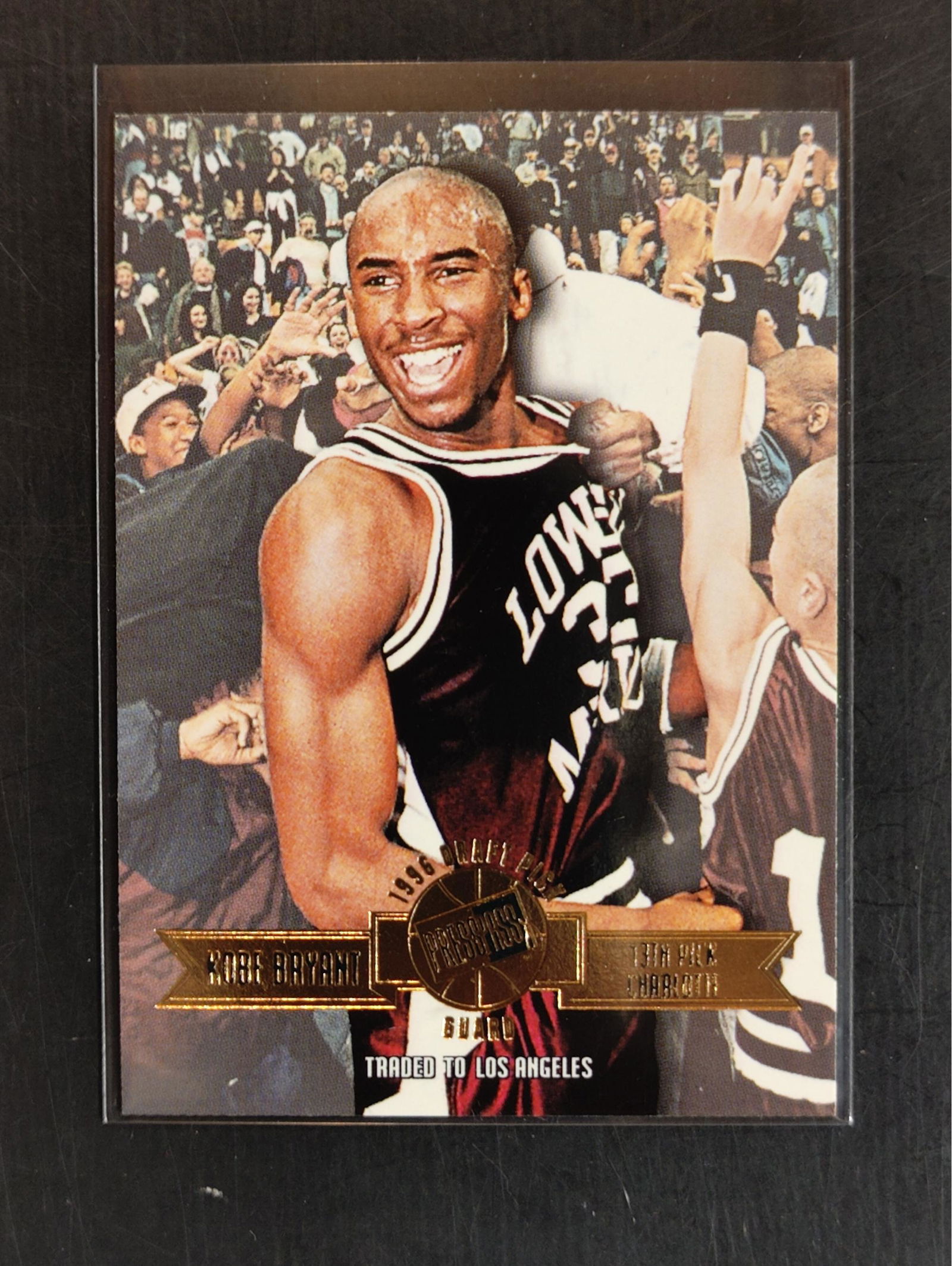 Kobe Bryant Rookie Card By Presspass From 1996 (1 of 1)