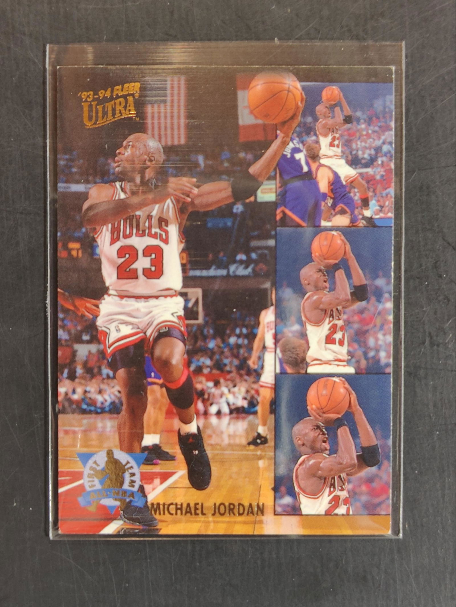 Michael Jordan First Team All NBA Card By Fleer (1 of 1)