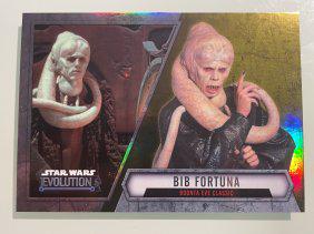 Star Wars Evolution. Bib Fortuna, Boonta Eve Classic. 17/50 Gold Stamped. Topps.: Star Wars Evolution. Bib Fortuna, Boonta Eve Classic. 17/50 Gold Stamped. Topps.