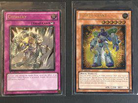 Ultimate Rare 1st Ed YuGiOh Cards! Chivalry And Power Giant, Two Ultimate Rare YuGiOh Cards: Ultimate Rare 1st Ed YuGiOh Cards! Chivalry And Power Giant, Two Ultimate Rare YuGiOh Cards