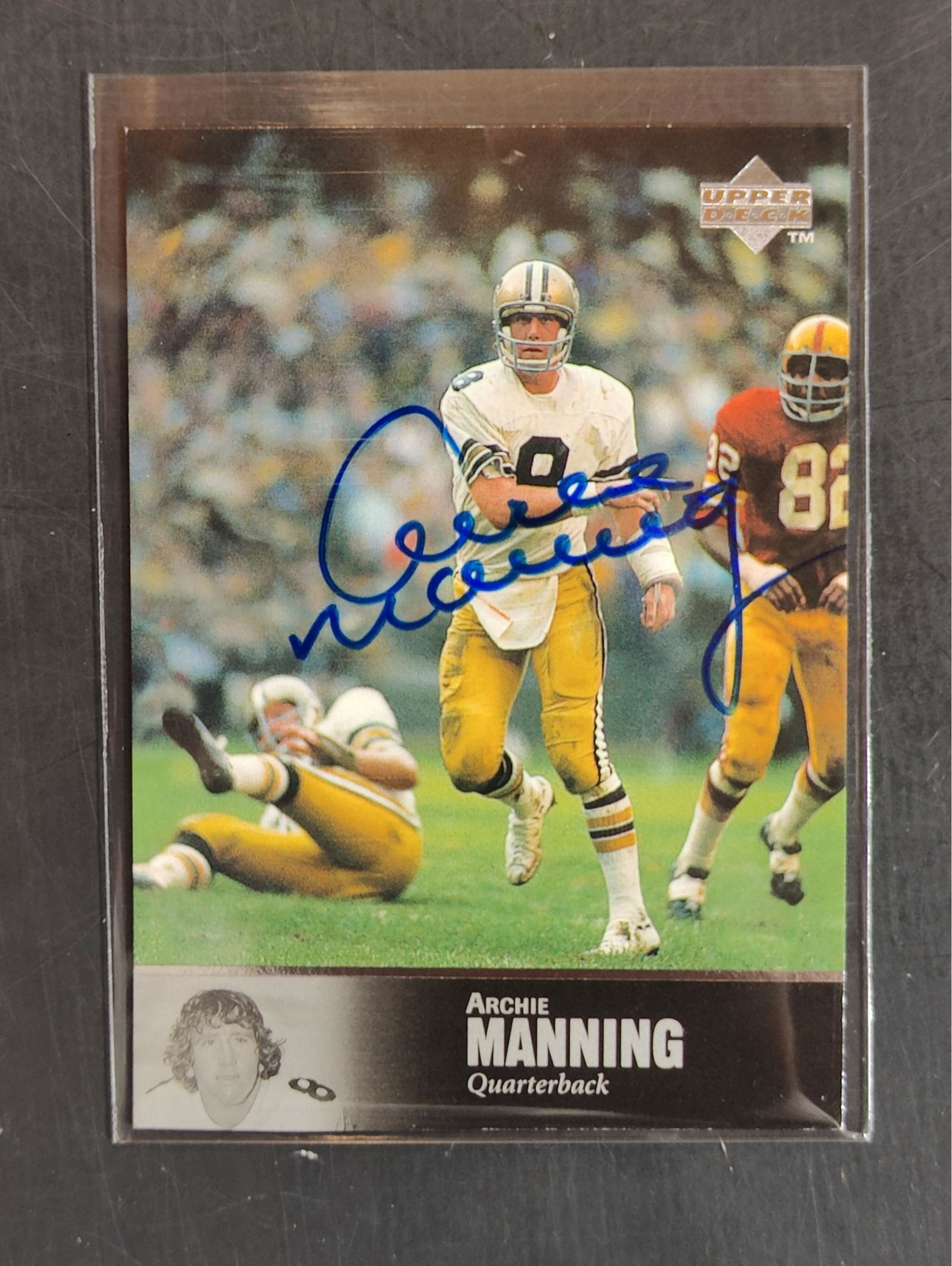 Archie Manning Authentic Autographed Card (1 of 1)