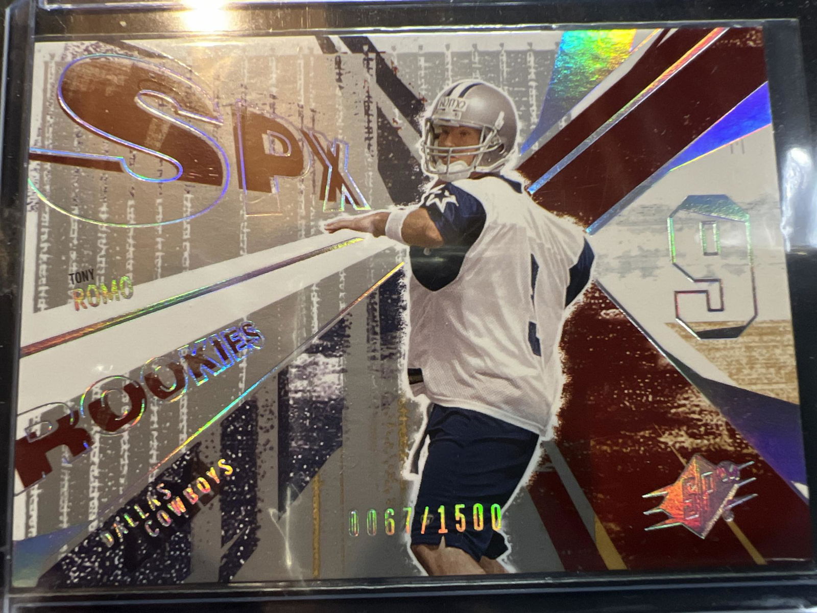 Tony Romo Rookie Card, 006/1500, Rare Numbered 2003 Upper Deck (1 of 1)