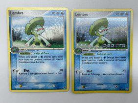 Lombre HOLO Deoxys And Lombre, Rare Pokmon Cards: 34/107 Stage 1. 70 HP 2005 Pokémon/ Nintendo