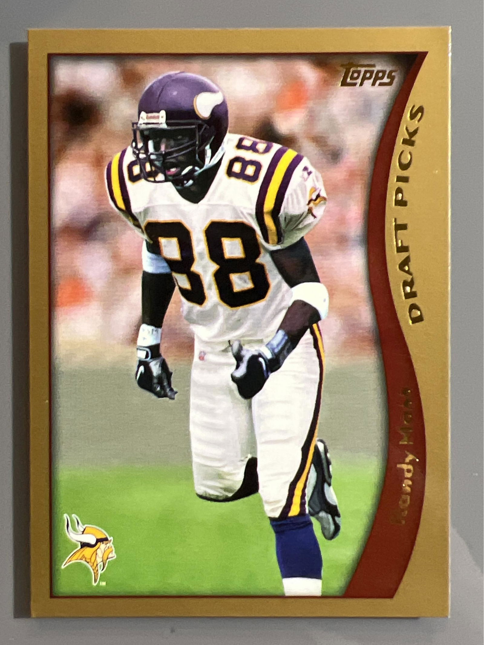 Randy Moss ROOKIE Card, 1988 TOPPS (1 of 1)