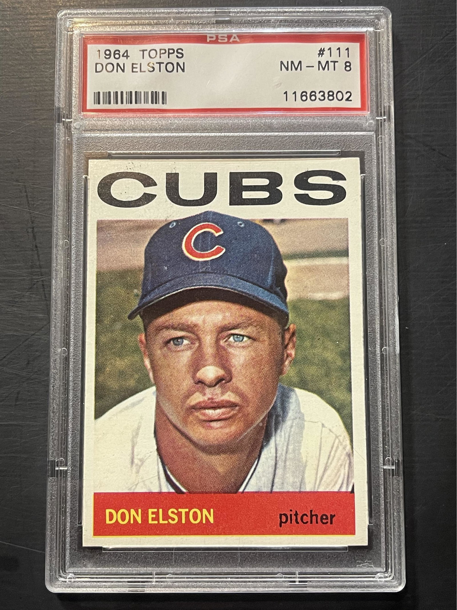 Don Elston Sports Card Graded 1964: Don Elston Sports Card Graded 1964