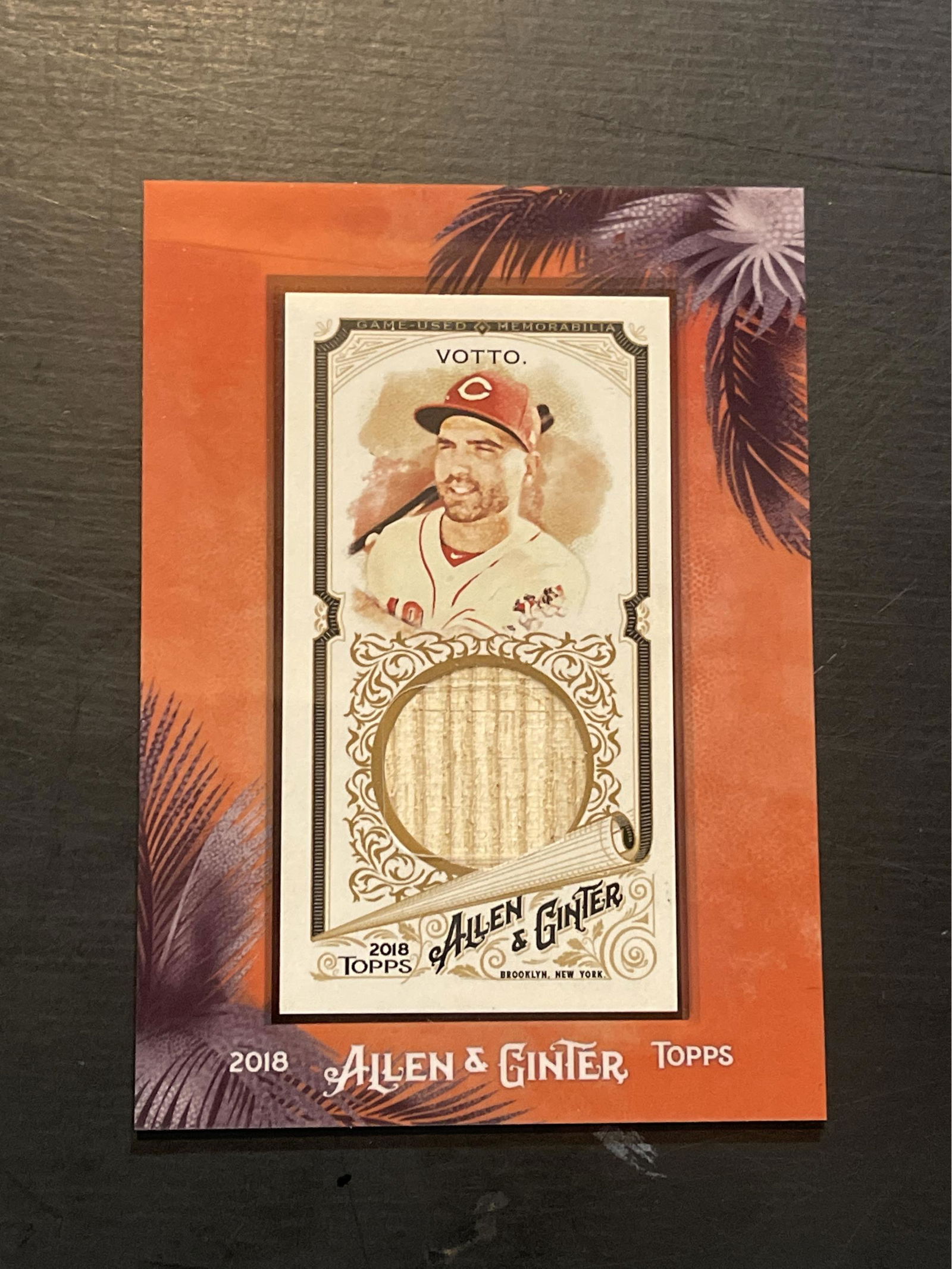 Joey Votto Allen & Ginter Relic Sports Trading Card (1 of 1)