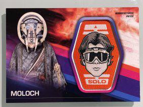 Star Wars Moloch Feat. A Han Solo Patch.: Manufactured Patch Card from Solo: A Star Wasr Story. Made for the 2018 Trading Card Series.