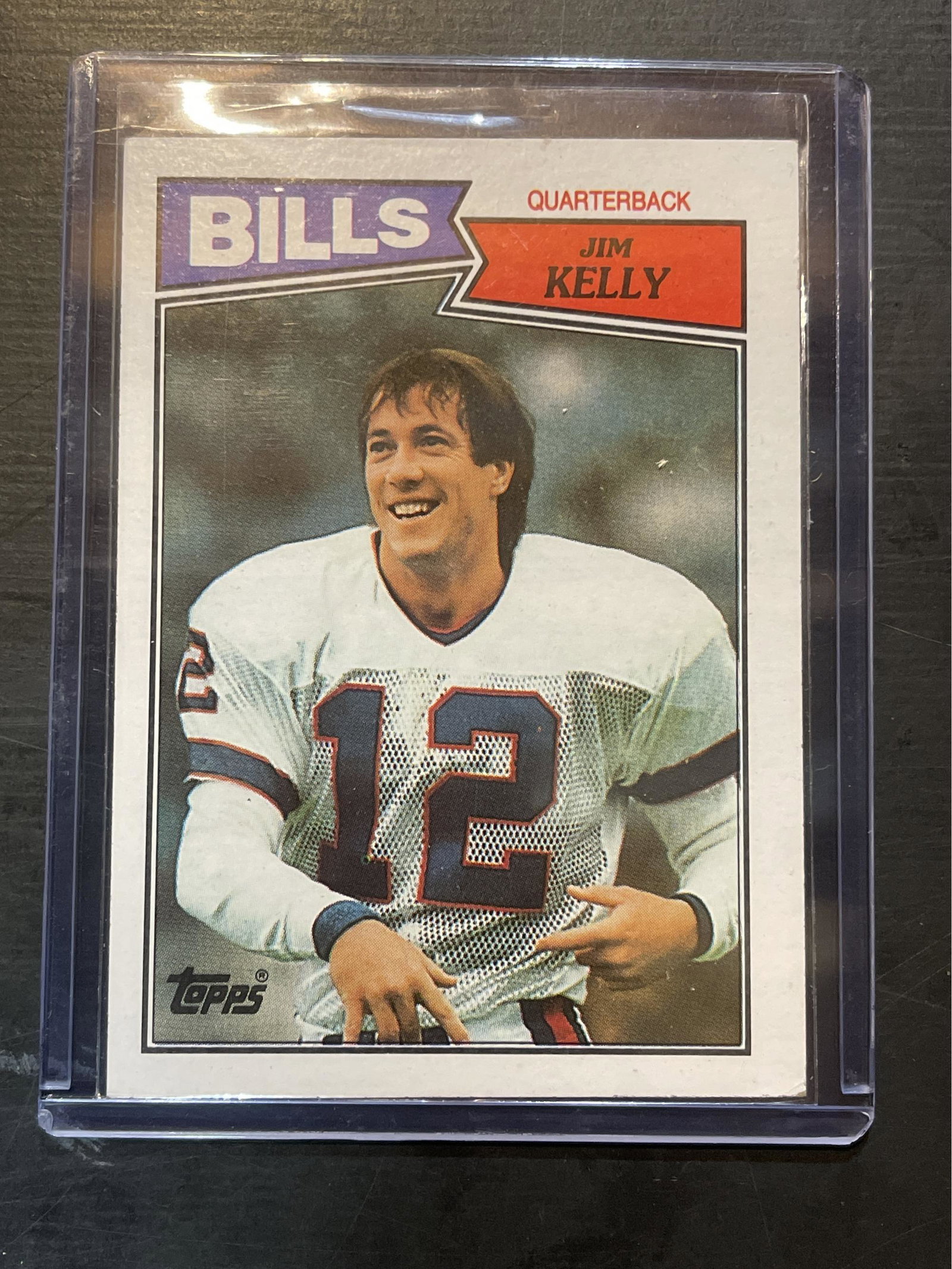 Jim Kelly Rookie 1987 Sports Trading Card: Jim Kelly Rookie 1987 Sports Trading Card