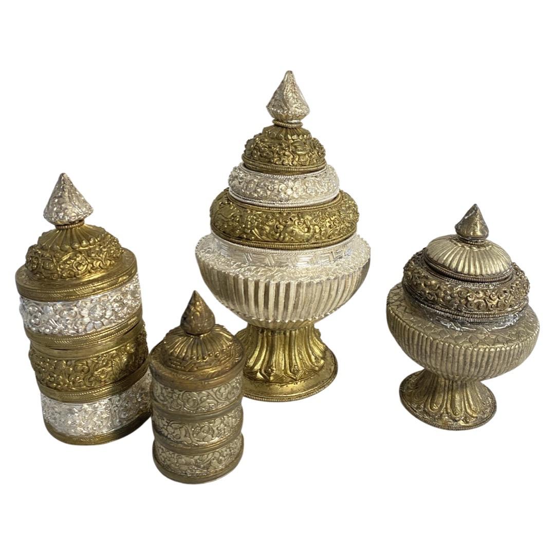 Antique Tibetan Buddha Stupa Ornament Incense (1 of 2)