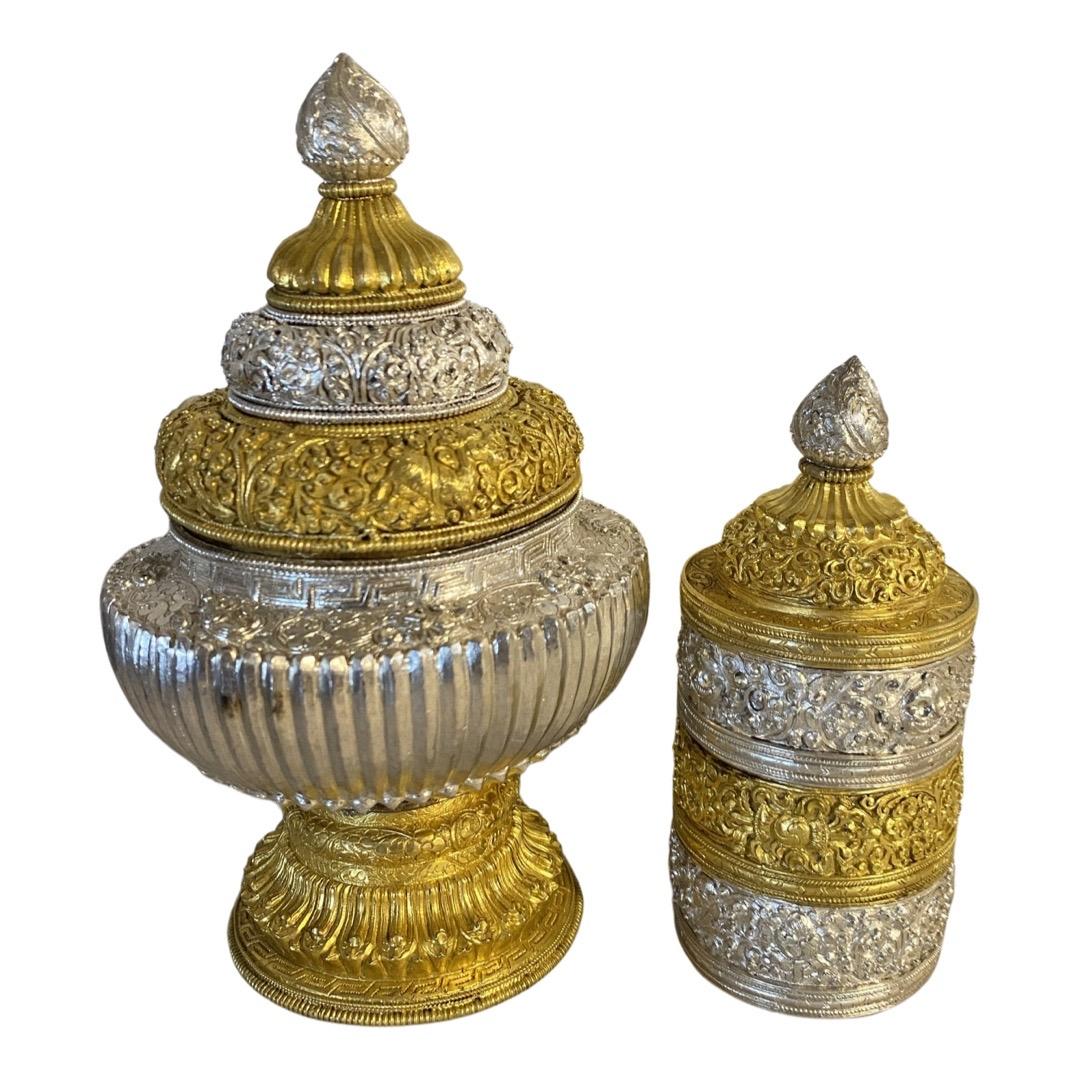 Antique Tibetan Buddha Stupa Ornament Incense (1 of 2)