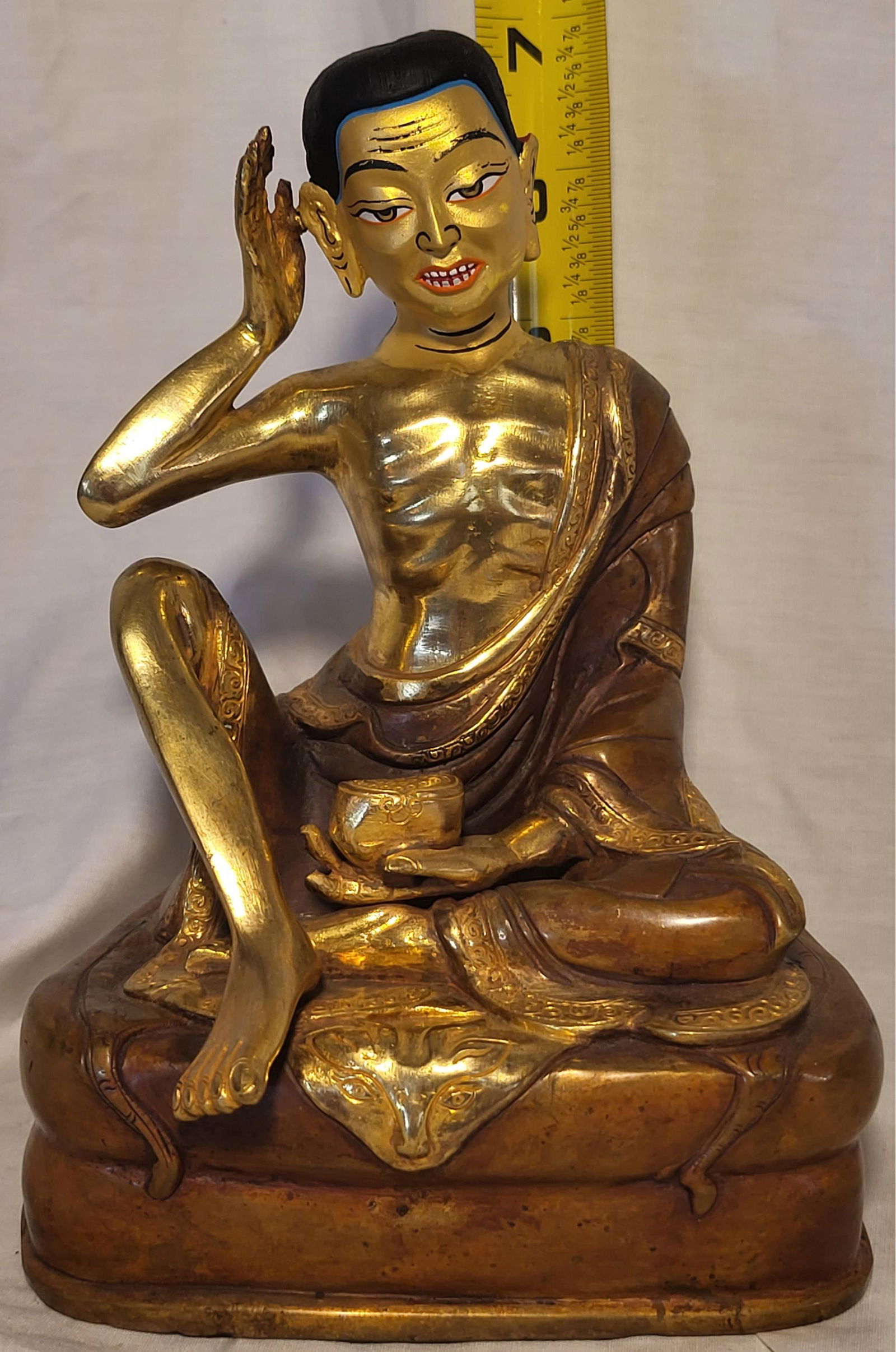Milarepa Tibetan Buddhist Statue (1 of 2)