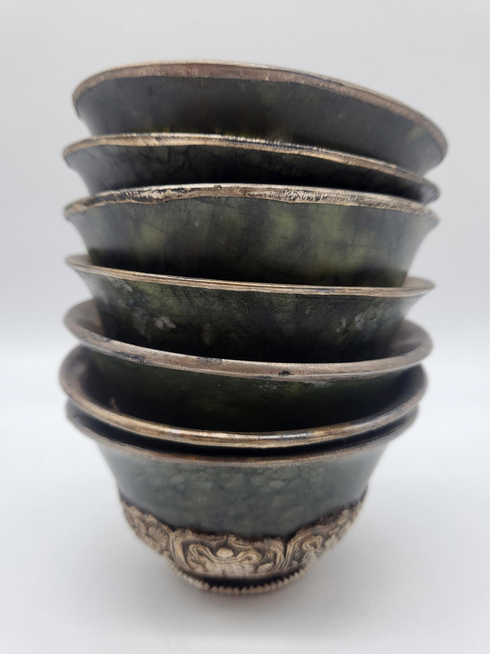 Tibetan Offering Bowls, 3 Diameter (1 of 2)