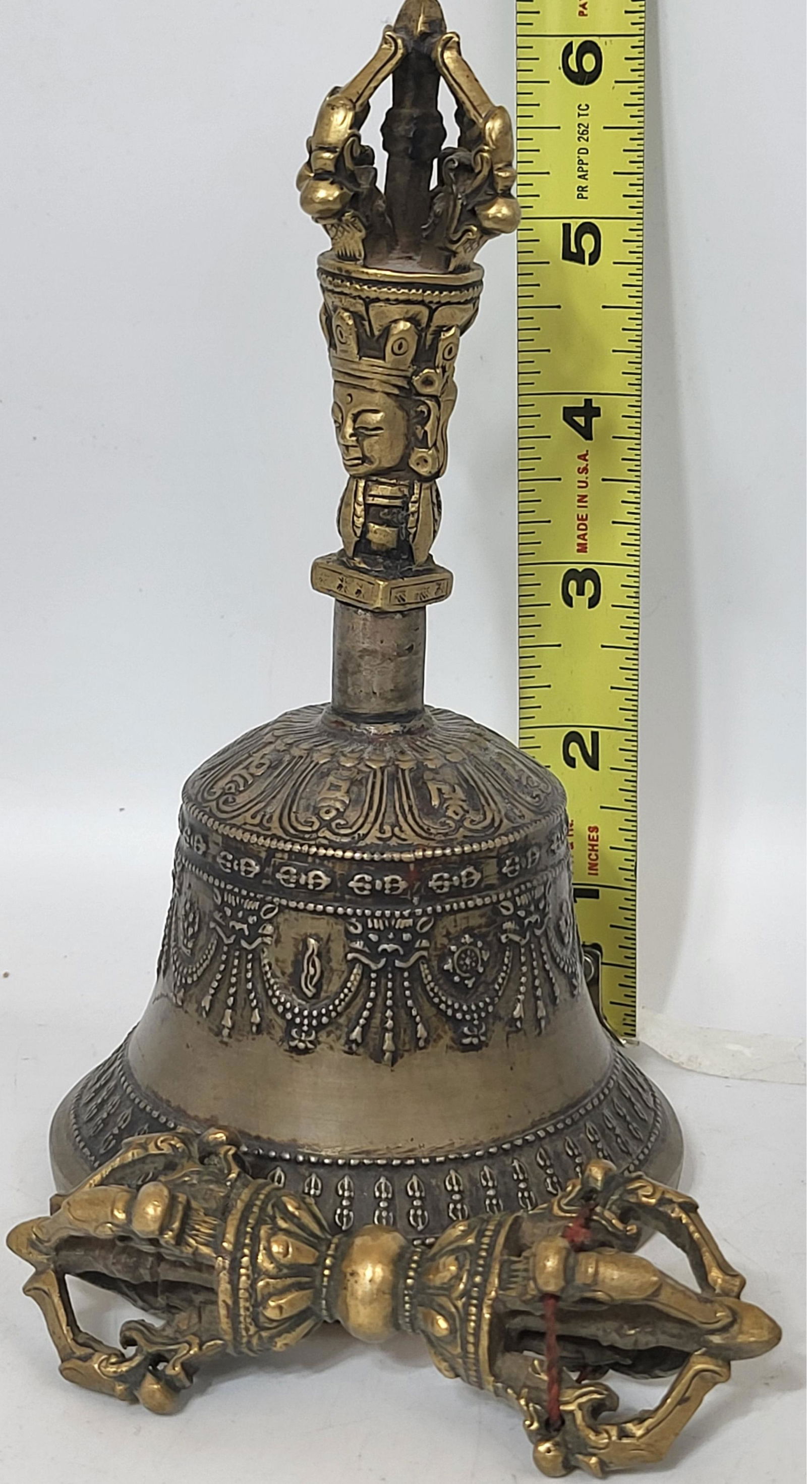 Tibetan Brass Bell And Dorje Used For Meditation To Clear The Mind And Create Focus (1 of 1)