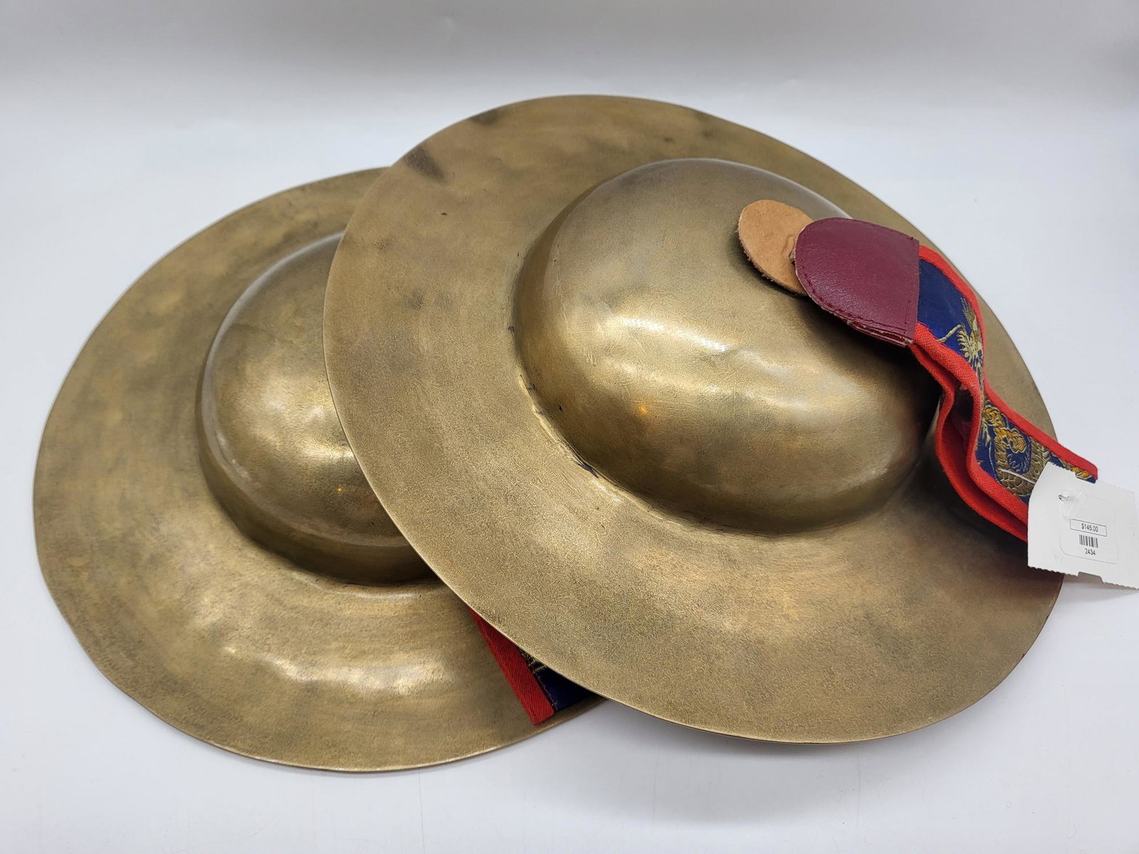 Set Of Tibetan Ritual Cymbals, 11: Set Of Tibetan Ritual Cymbals, 11