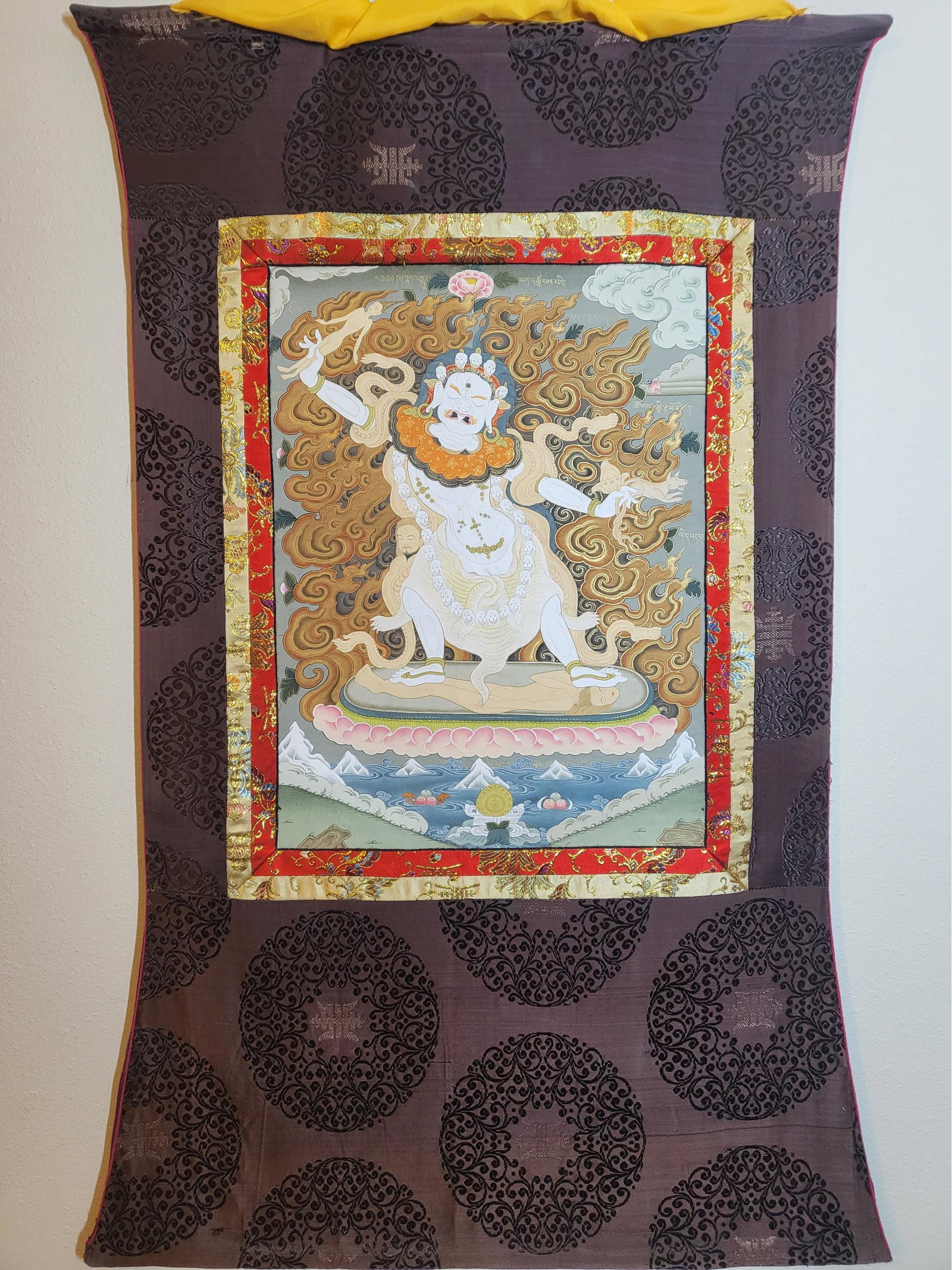 Ekajati Thangka, 42 X 25: Ekajati Thangka, 42 X 25