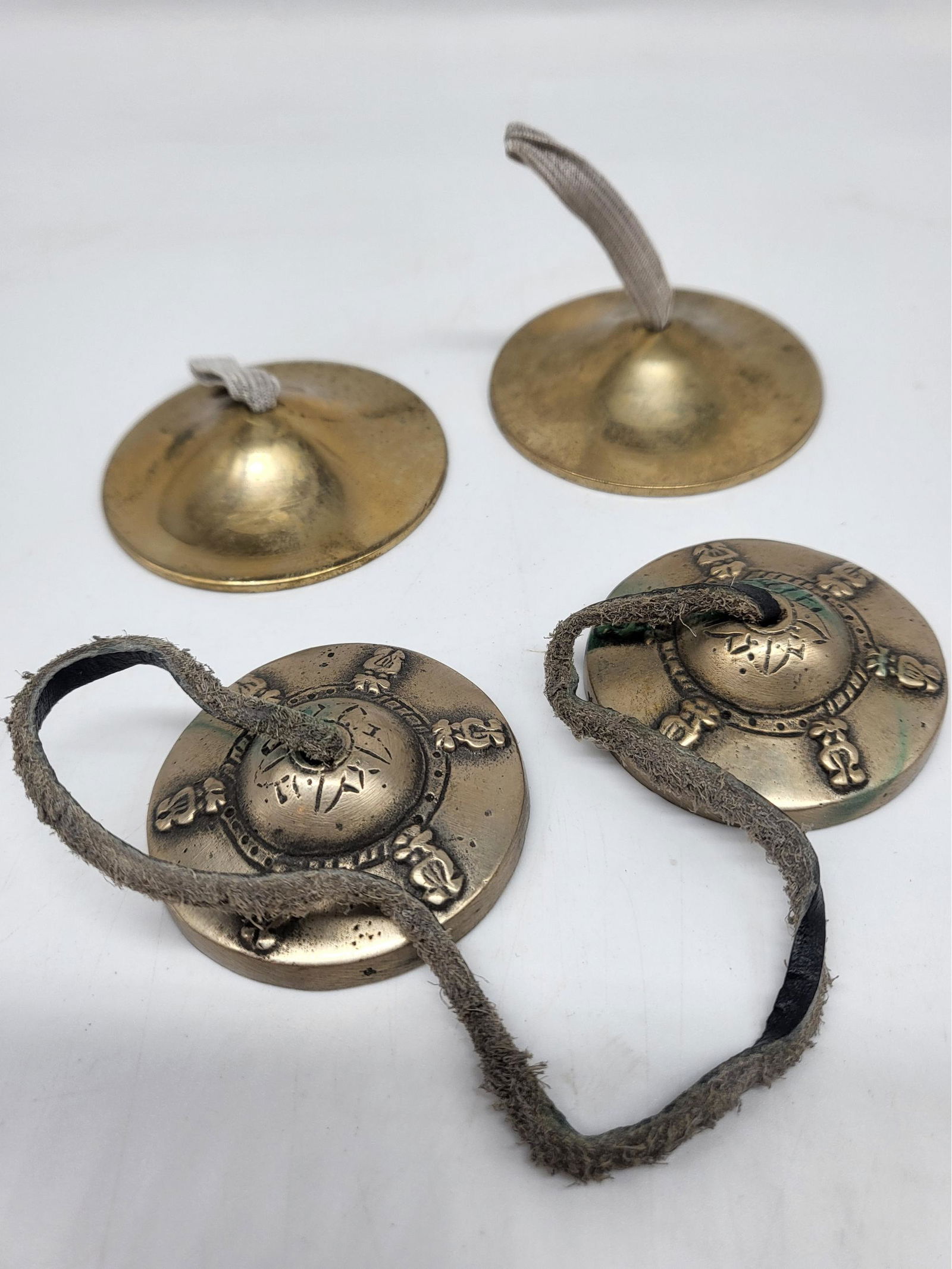 Small Brass Symbols, About 2 Diameter Ea.: Small Brass Symbols, About 2 Diameter Ea.