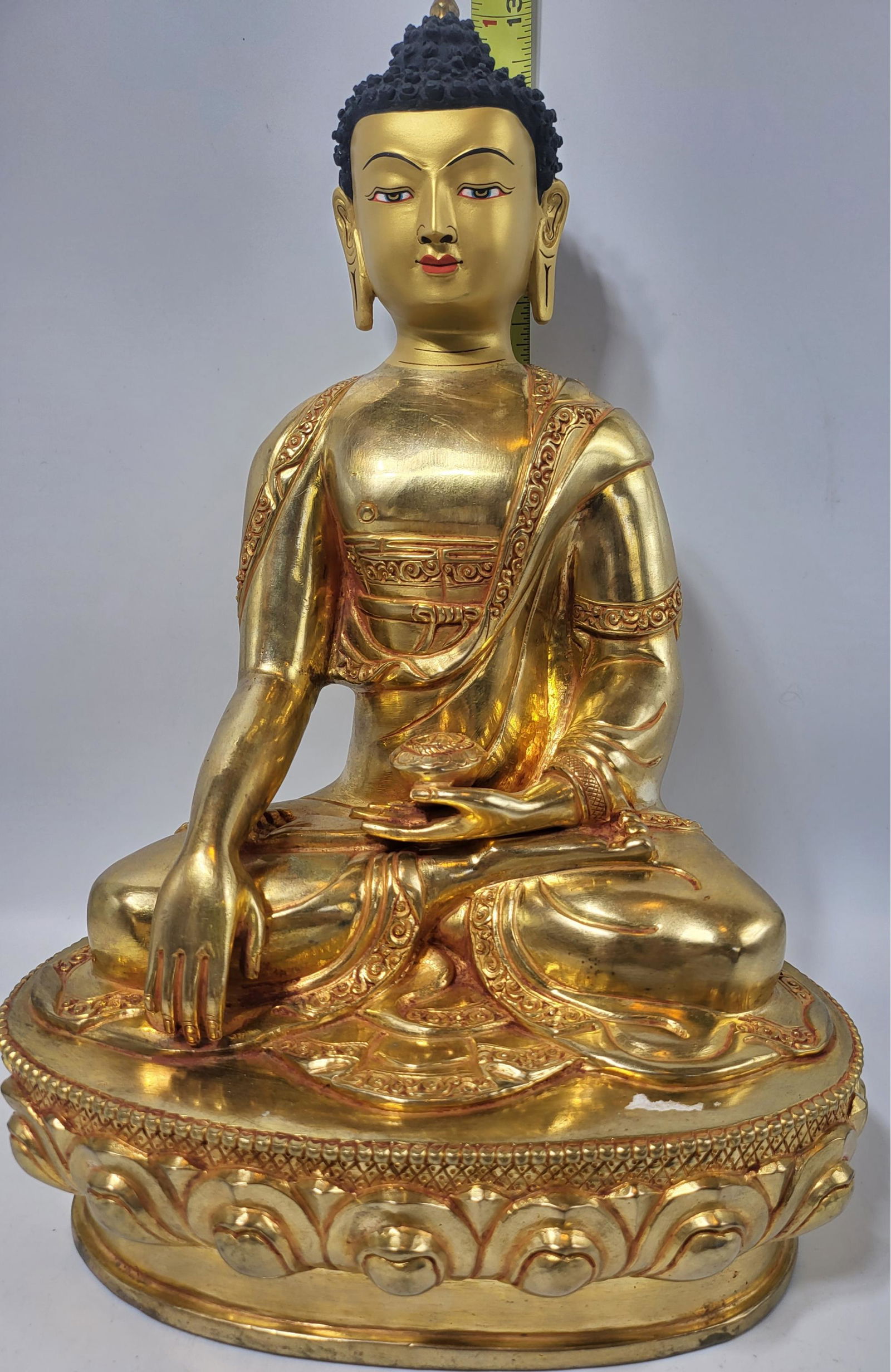 Buddha Shakyamuni Statue - 13" (1 of 2)