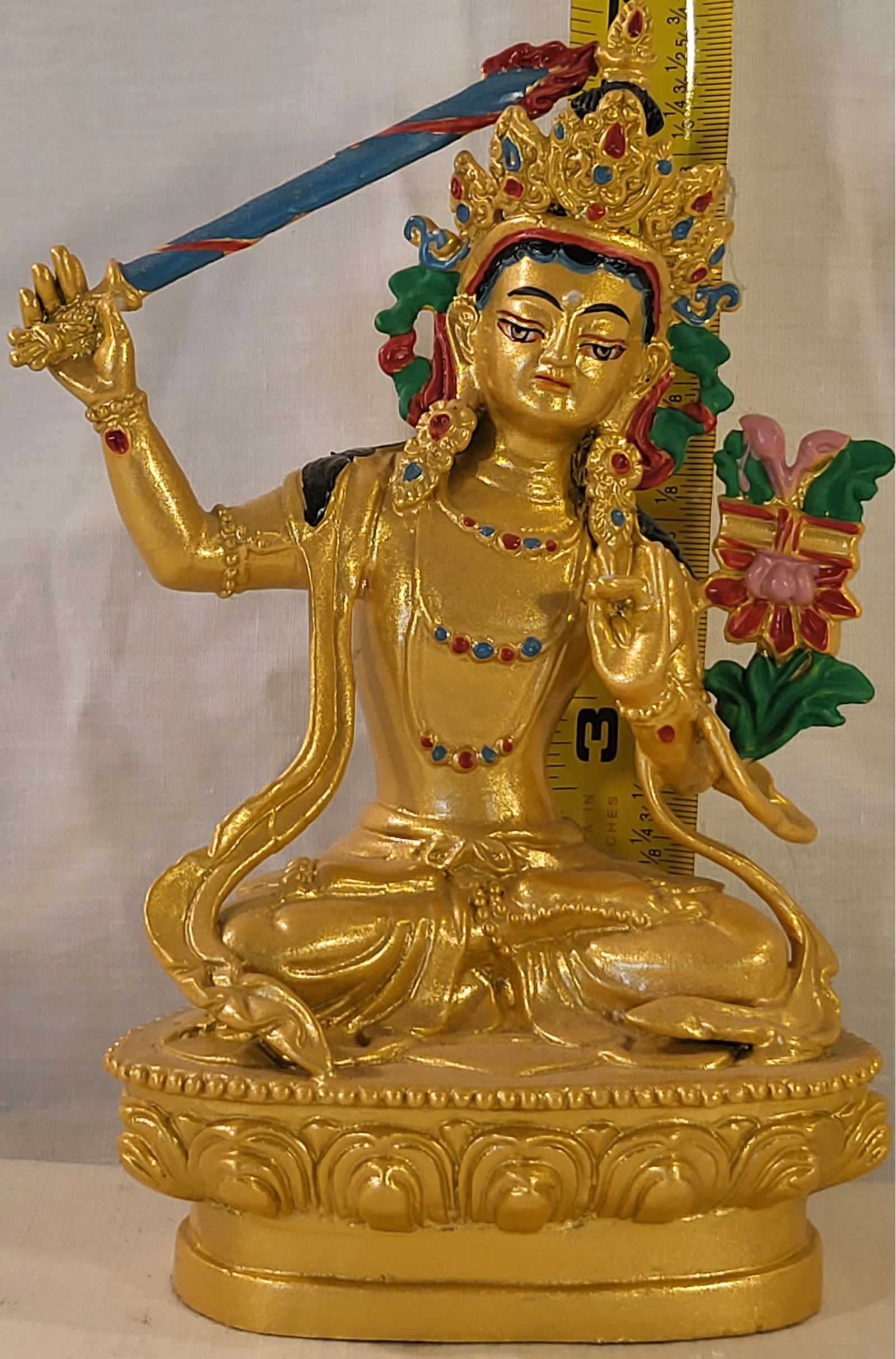 Manjushri Tibetan Buddhist Statue (1 of 1)