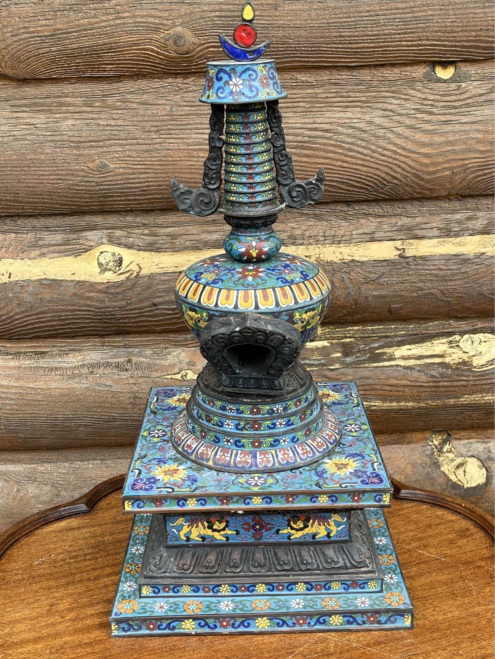 Tibetan Buddhist Stupa - 23 inches (1 of 5)
