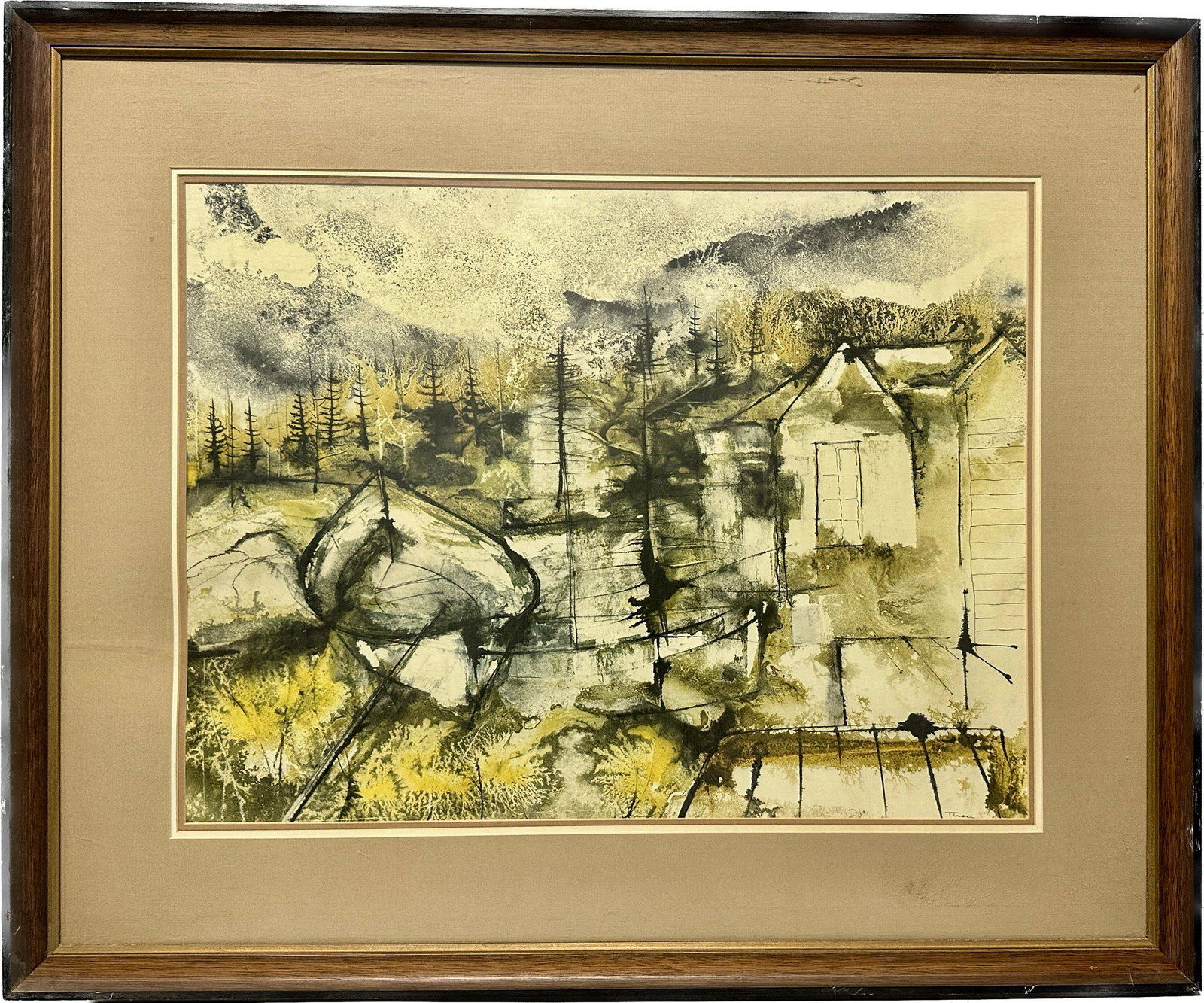 William Thon Coastal Autumn Print, Framed, 37x30.5 (1 of 5)