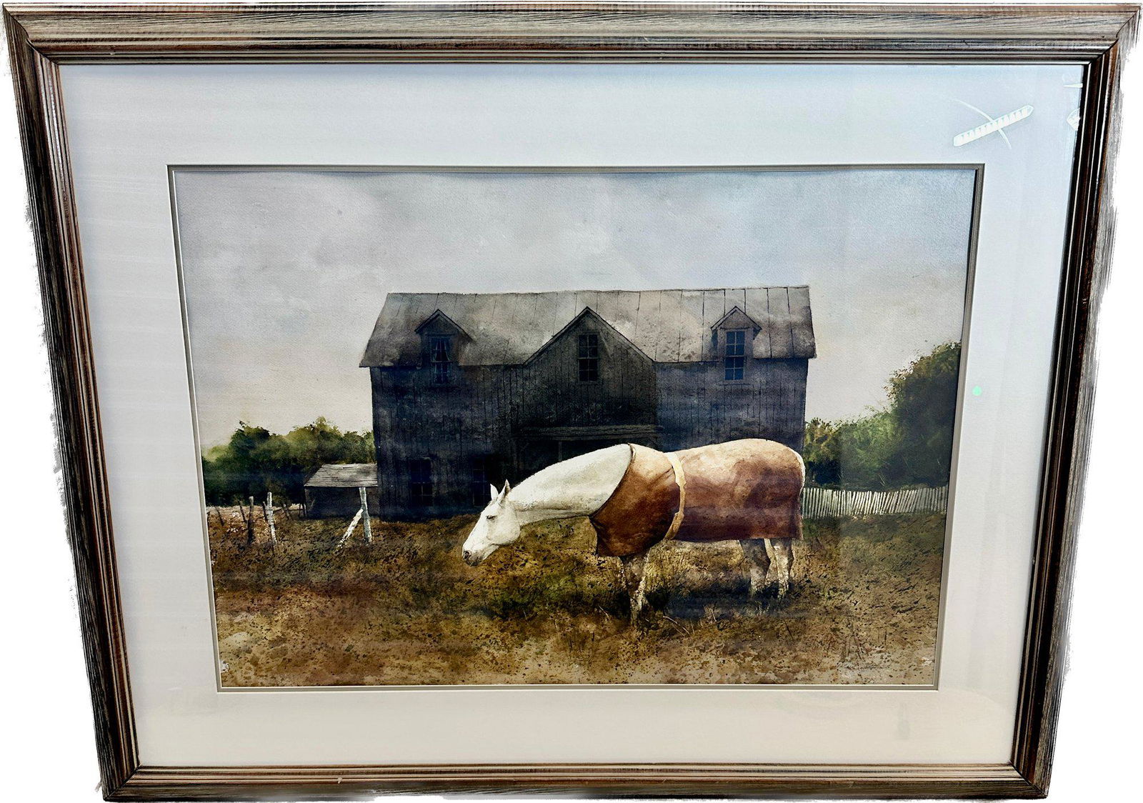 Acrylic Artwork, Winter Cloak By Mark Stewart 1987, 20.25x29 (1 of 9)