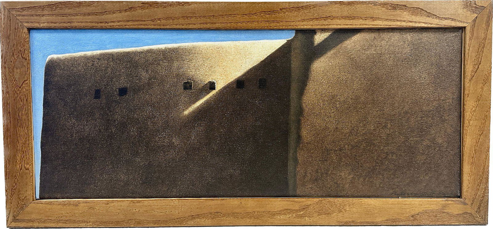 West Wall Original Signed Artwork, Richard Copeland, Framed, 34x16 (1 of 4)