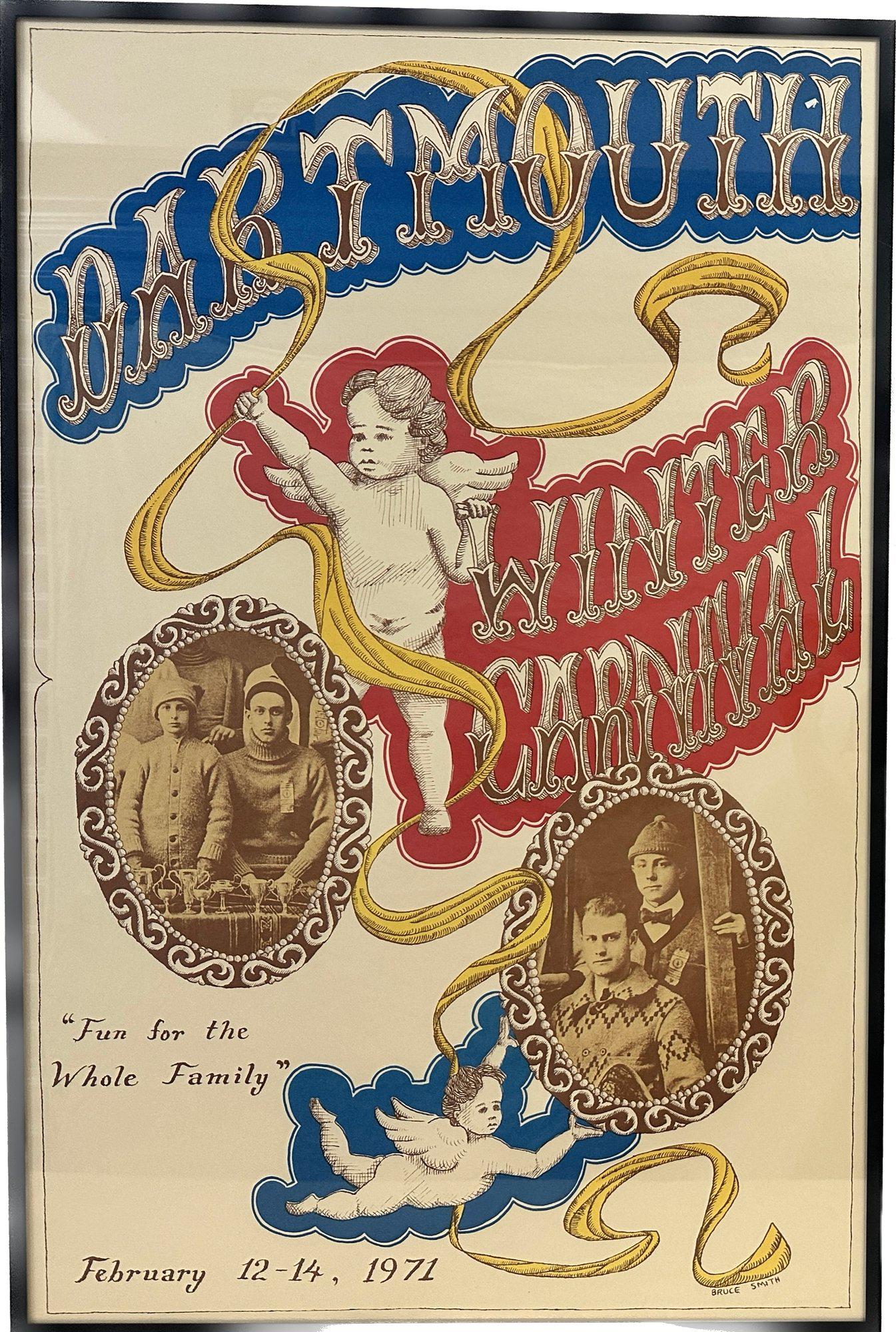 Dartmouth Winter Carnival February 1971 Framed Poster, 23x35 (1 of 7)