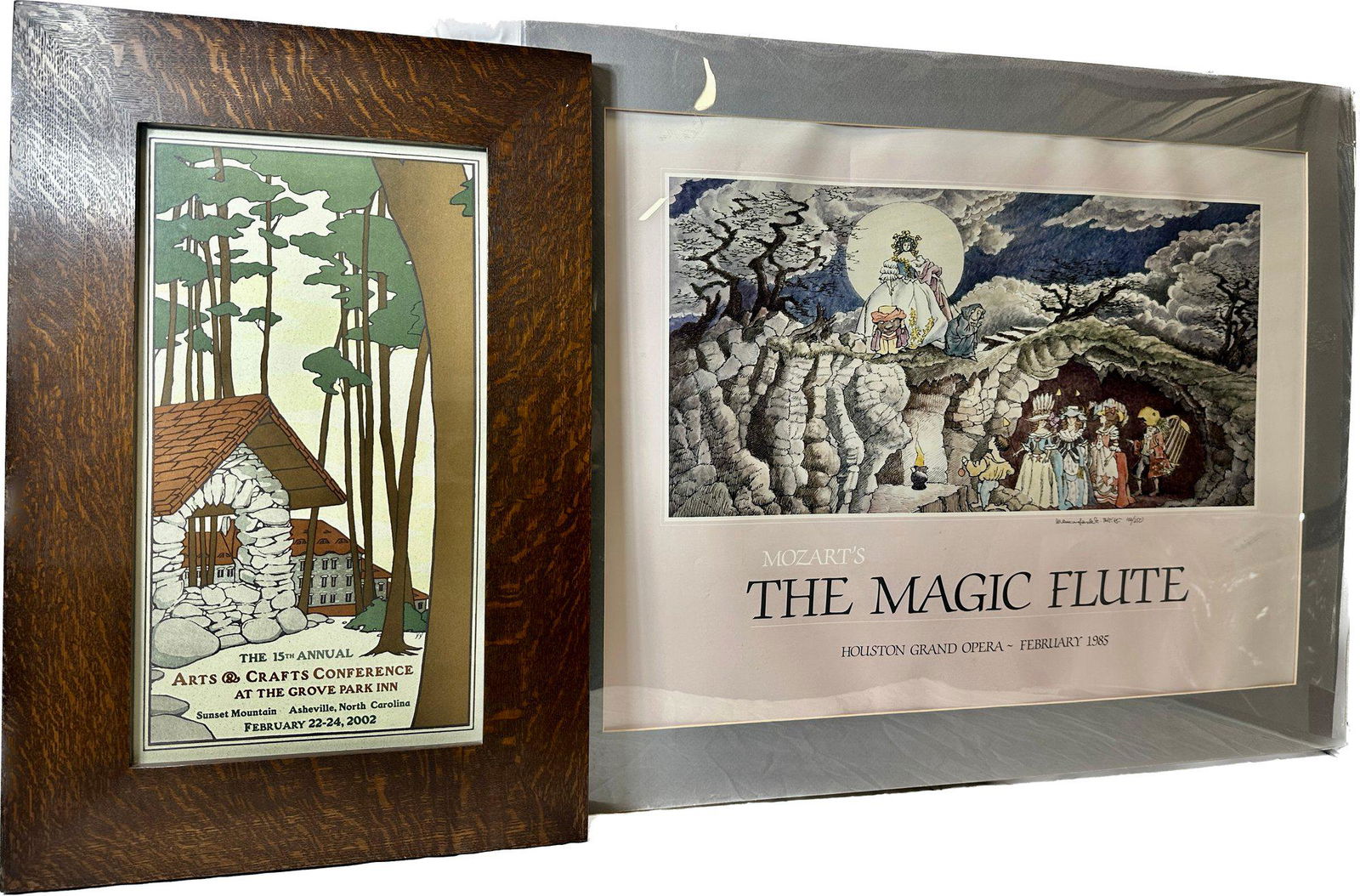 Mozarts The Magic Flute Houston Grand Opera~february 1985 Poster, Signed, 30x24, The 15th Annual (1 of 10)