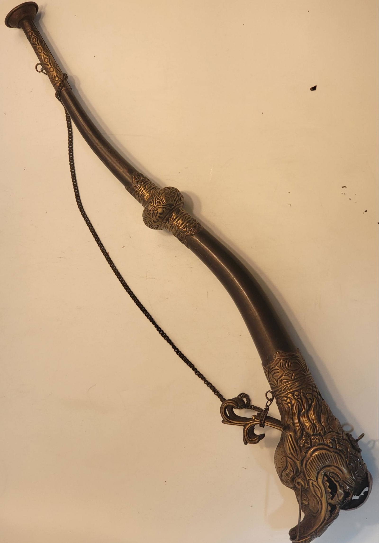 Tibetan Dragon Horn 20 Long: Tibetan Dragon Horn 20 Long