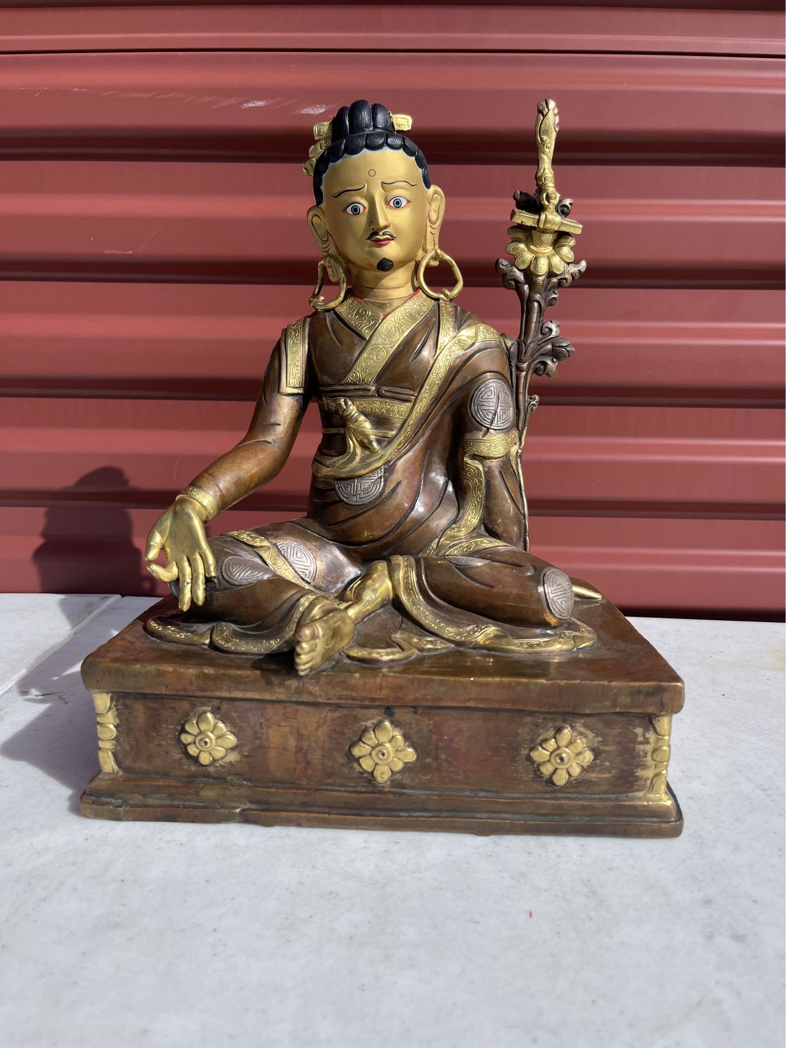 Tibetan Jigme Lingpa Statue (12in X 9.5in) (1 of 6)