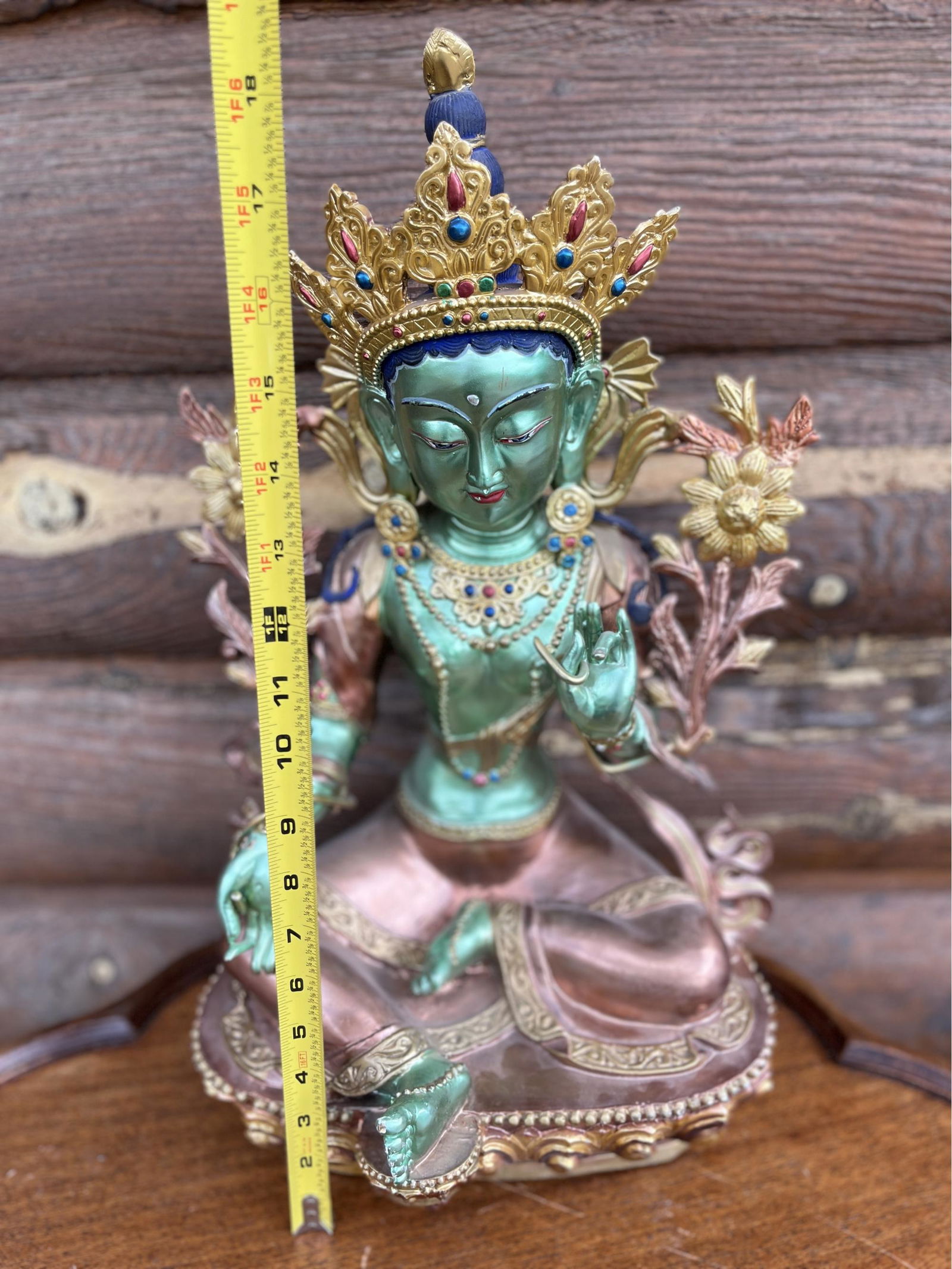 Tibetan Buddhist Deity- Goddess Green Tara (1 of 4)