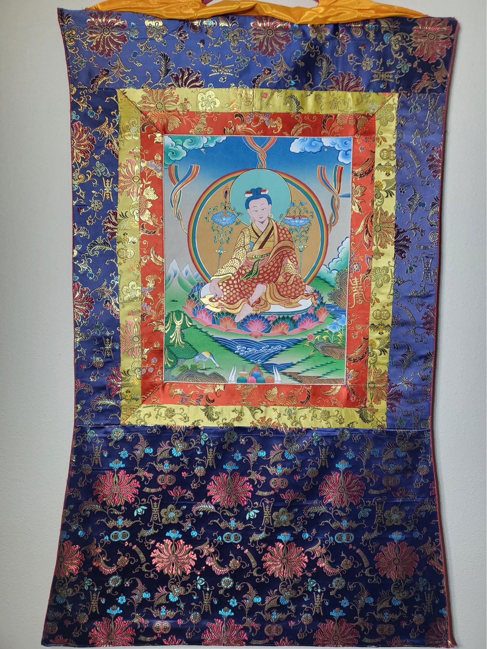 Jigme Lingpa Thangka , 40 X 23 (1 of 3)