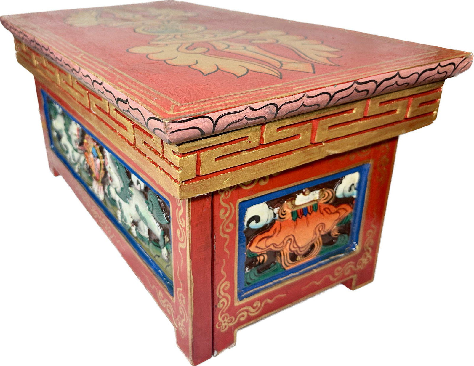 Foldable Tibetan Altar: 20x11x10 Some scratches