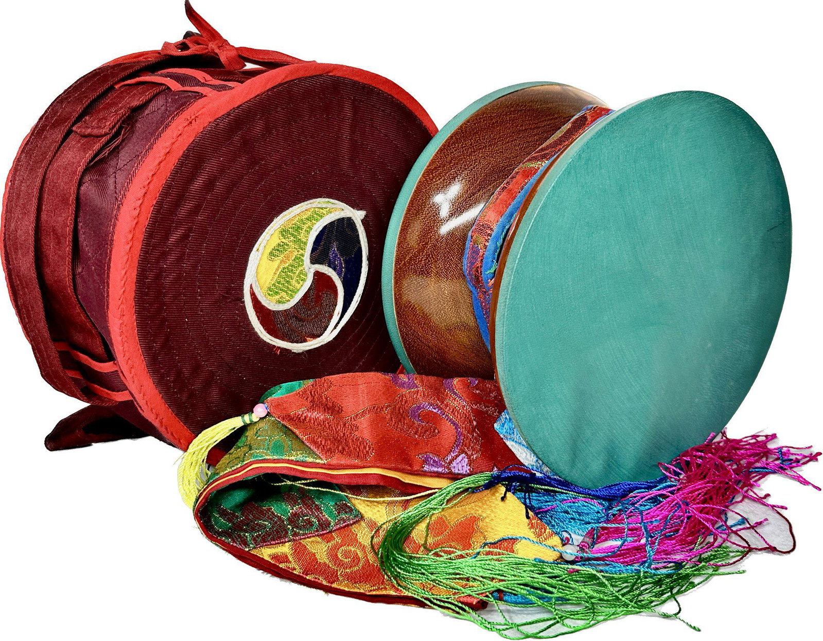 Tibetan Damaru In Case: Tibetan Damaru In Case
