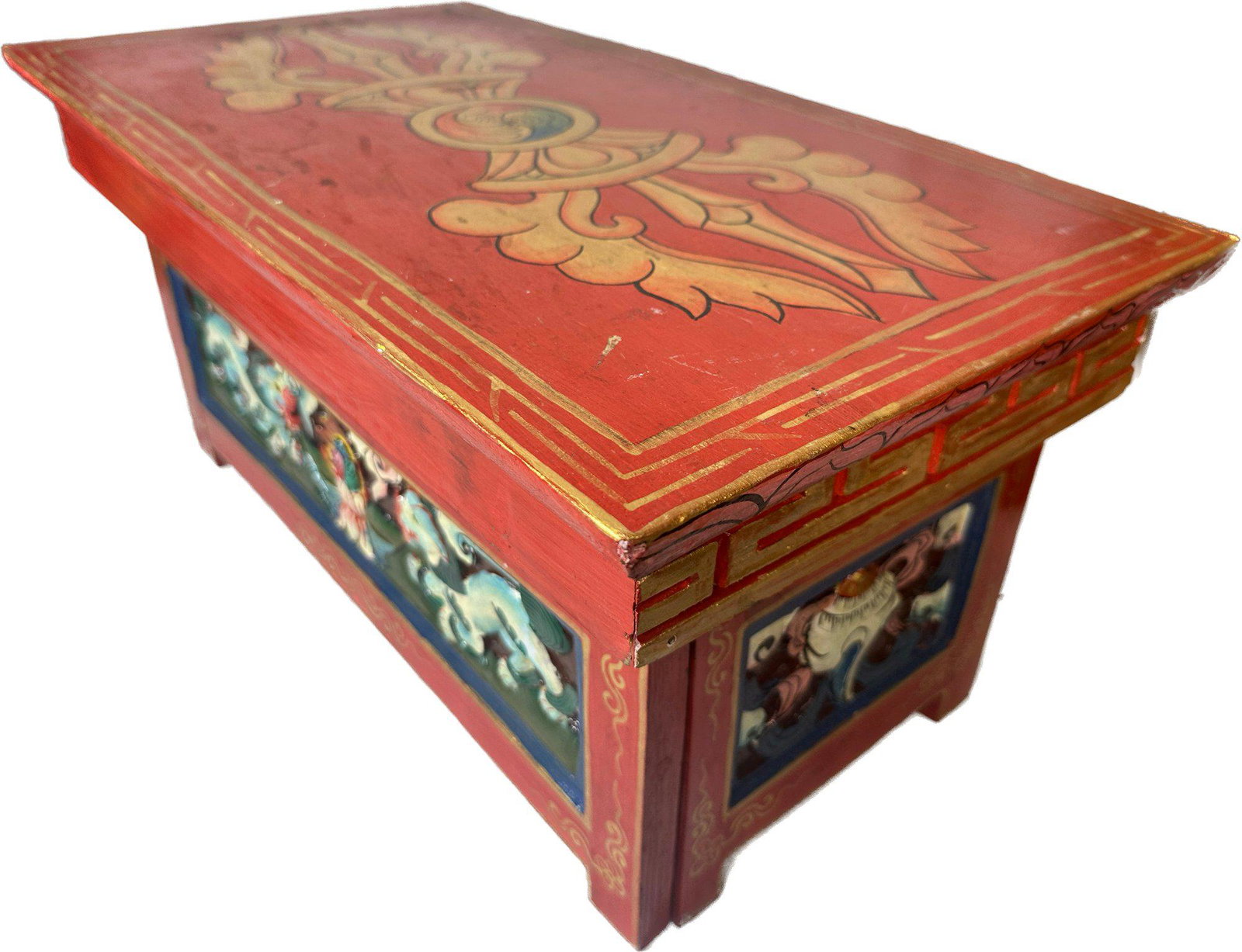 Foldable Tibetan Prayer Altar: 20x11x10 Some scratches