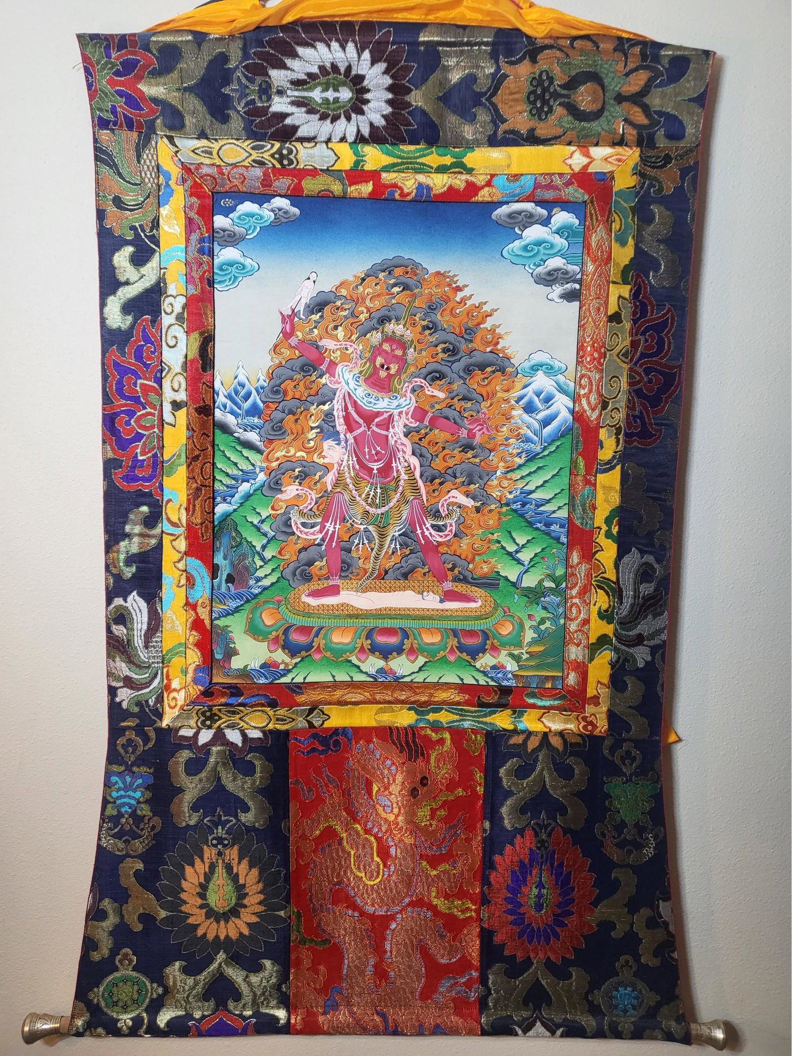 Ekajati Thangka, 50 X 28: Ekajati Thangka, 50 X 28