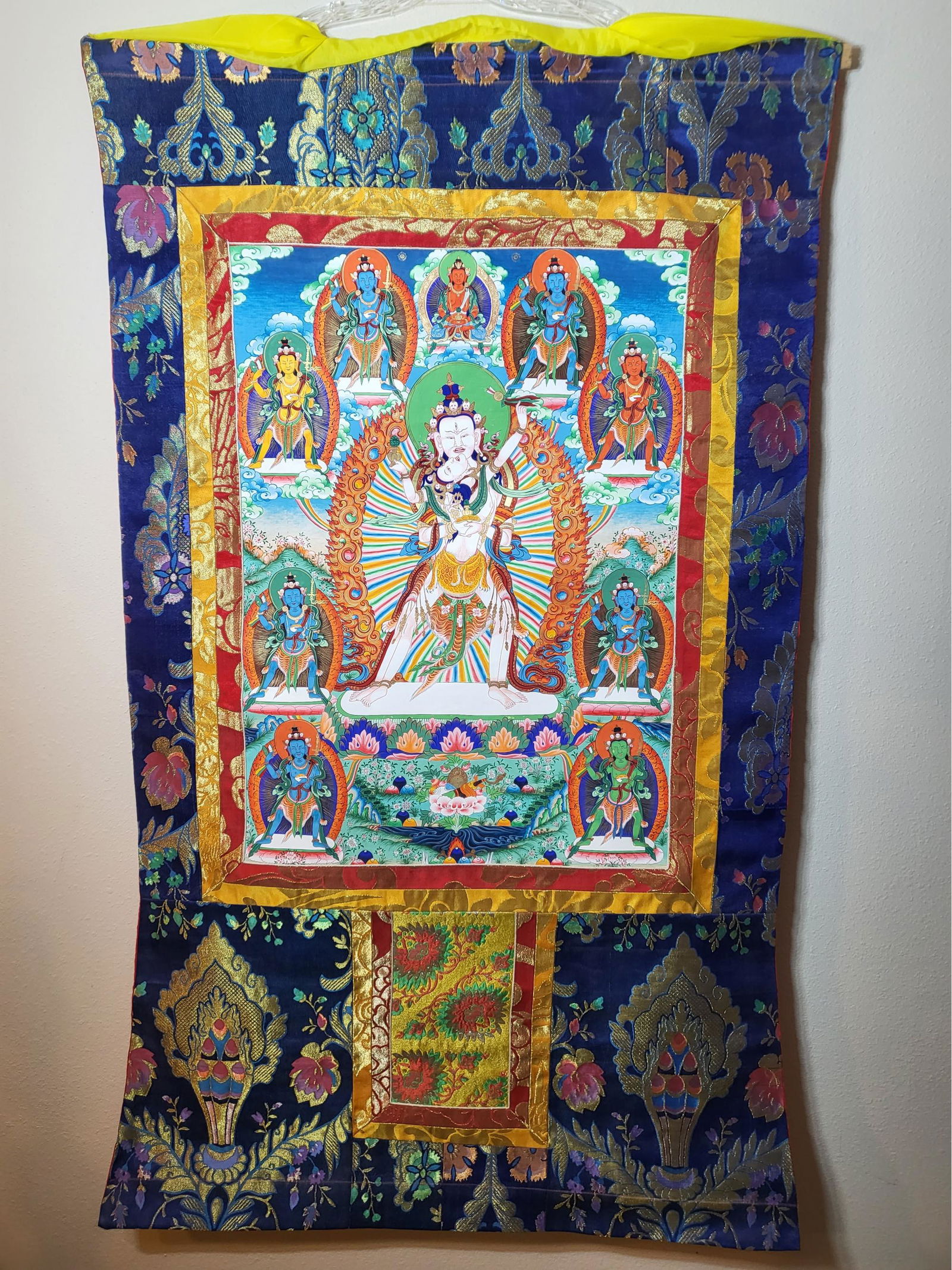 Yab Yum Thangka, 51 X 30.5 (1 of 3)