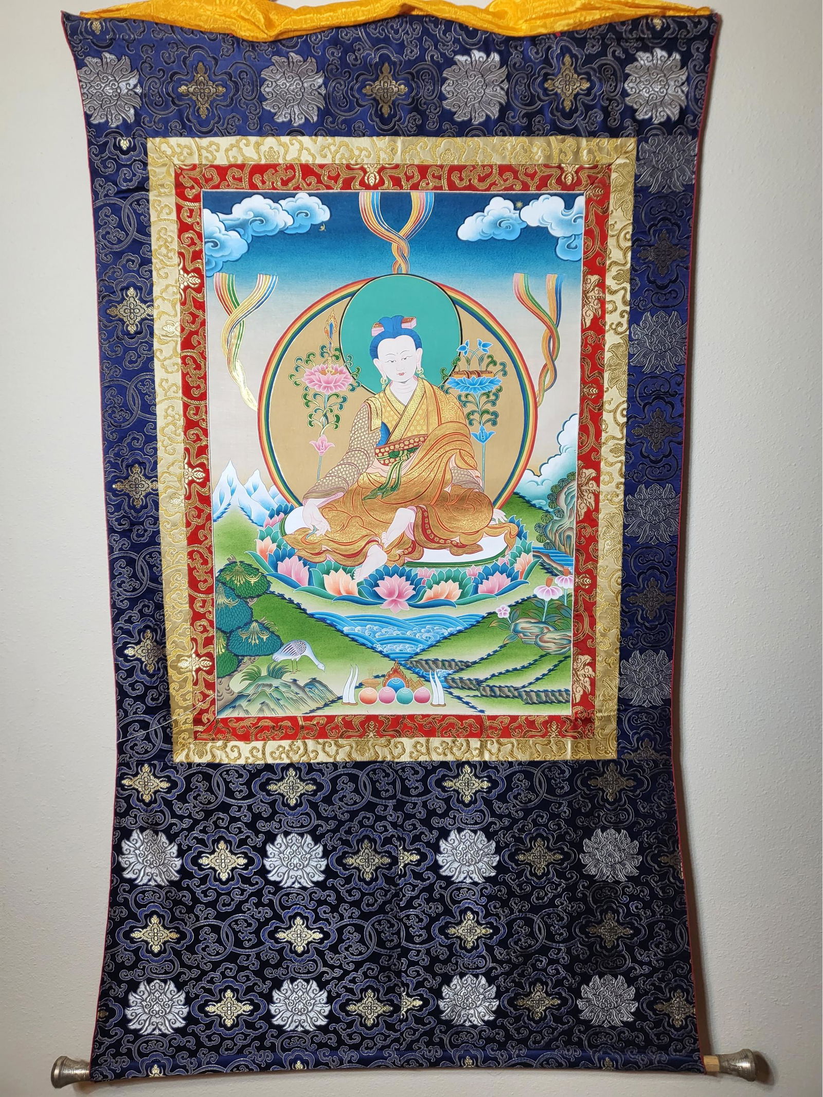 Jigme Lingpa Thangka  53 X 29 (1 of 3)