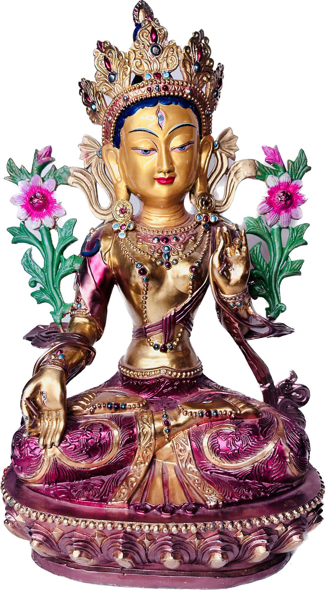 HUGE 18 - White Tara Buddhist Statue 18 (1 of 9)